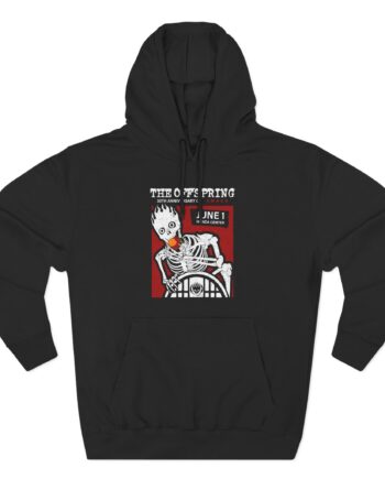 The Offspring Smash Anniversary Show at the Honda Center Three-Panel Fleece Hoodie