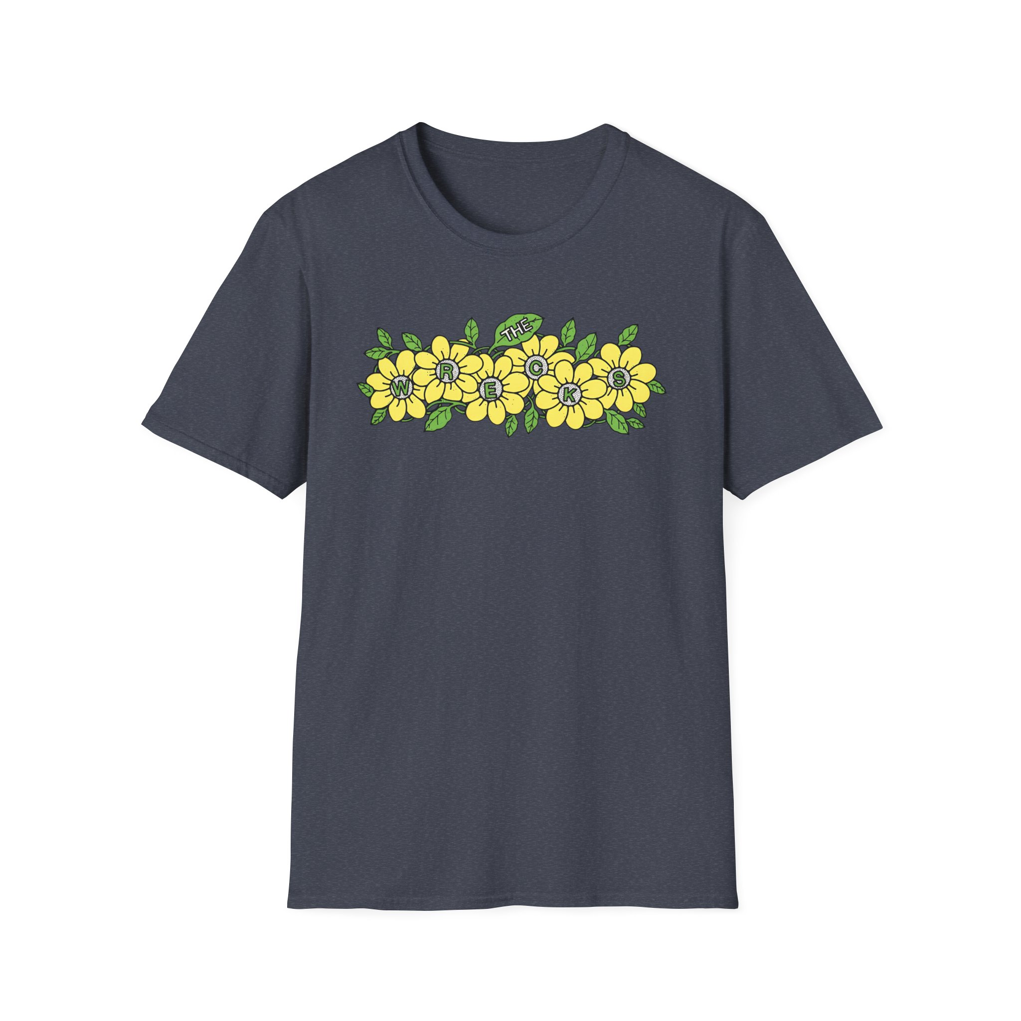 The Wrecks Flower Unisex Softstyle T-Shirt