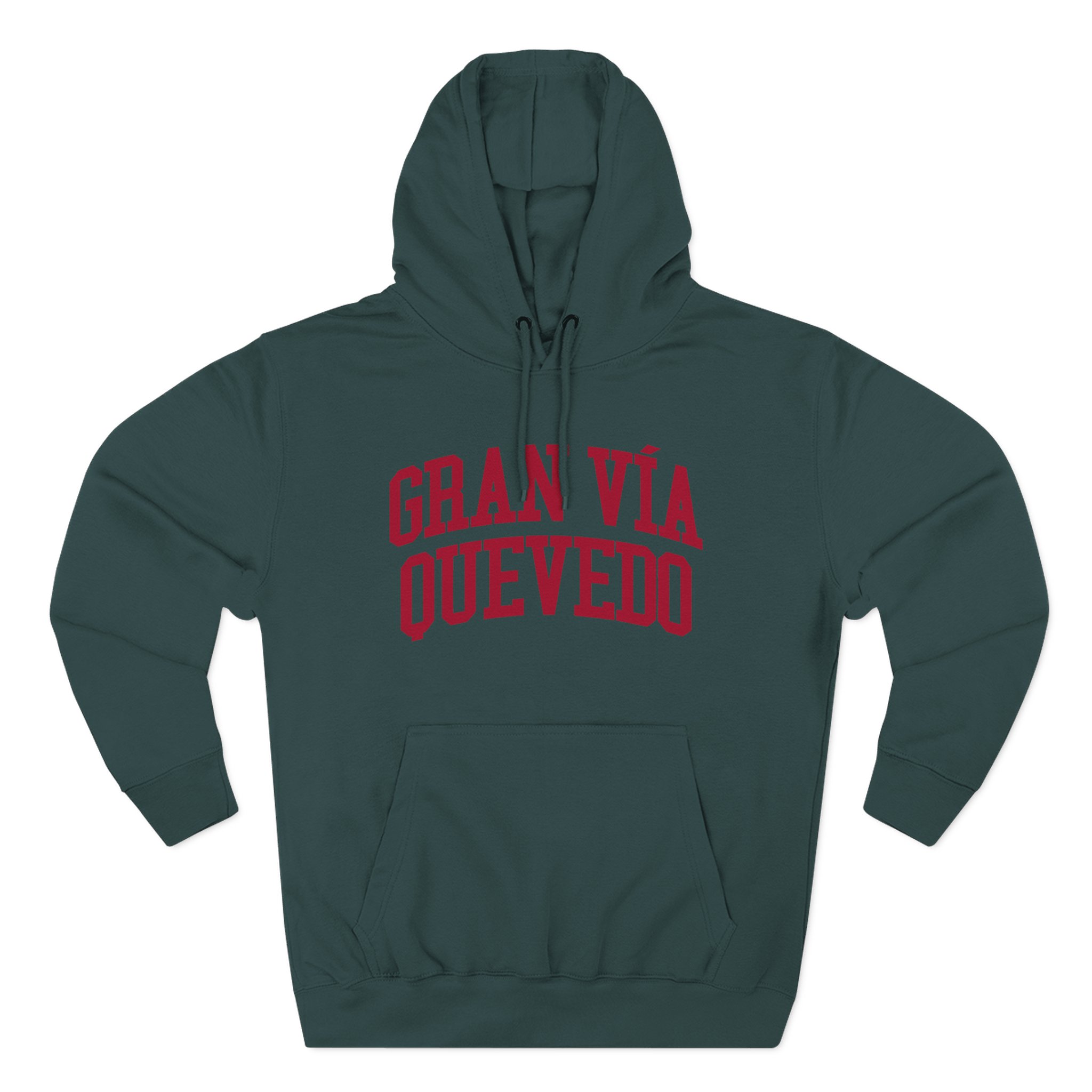 Quevedo Gran Vía Three-Panel Fleece Hoodie