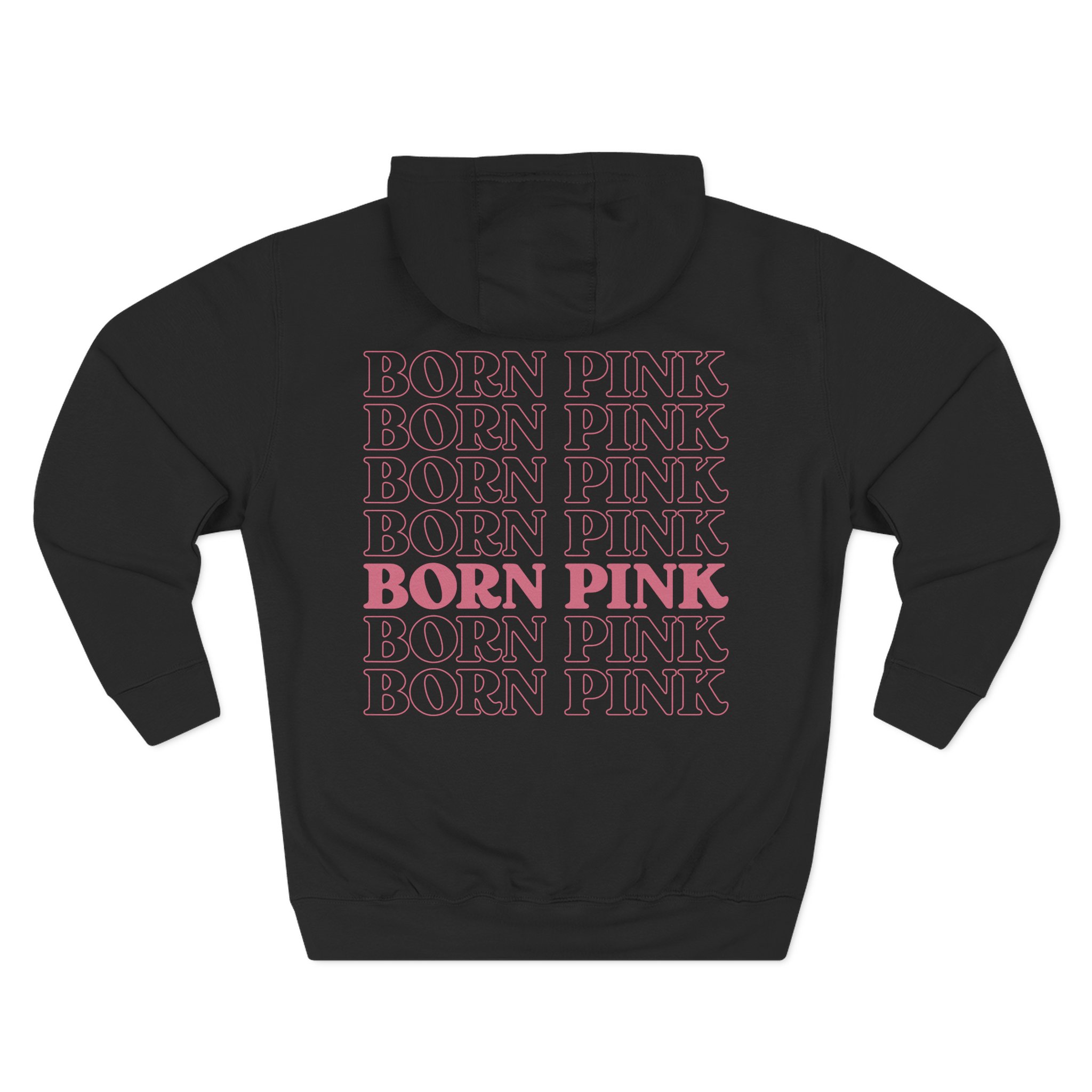 B Born Pink World Tour Three-Panel Fleece Hoodie