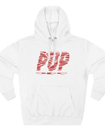 Pup Logo Three-Panel Fleece Hoodie