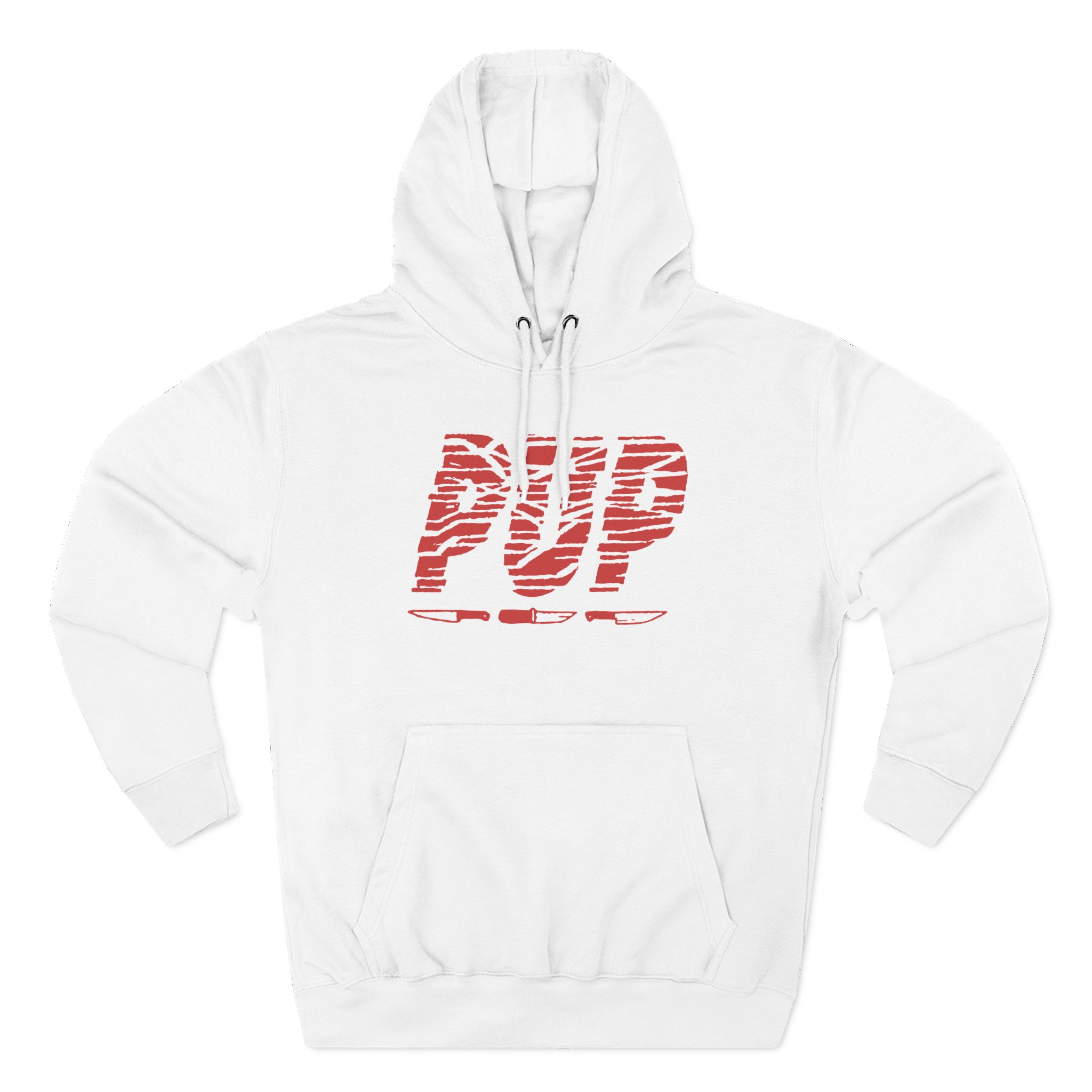 Pup Logo Three-Panel Fleece Hoodie