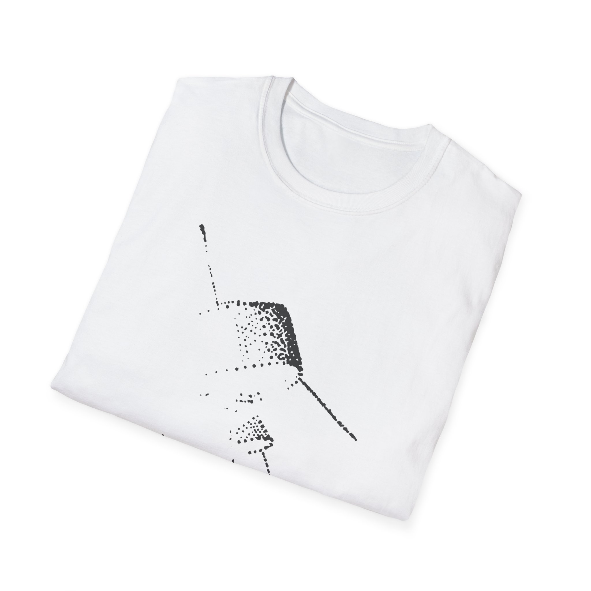 Cave in Satellite: Blackened Unisex Softstyle T-Shirt