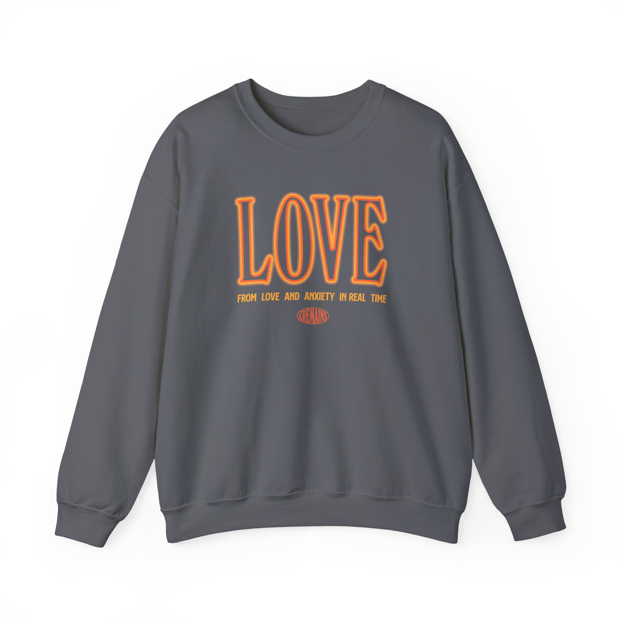 The Maine Love Hard Unisex Heavy Blend Crewneck Sweatshirt
