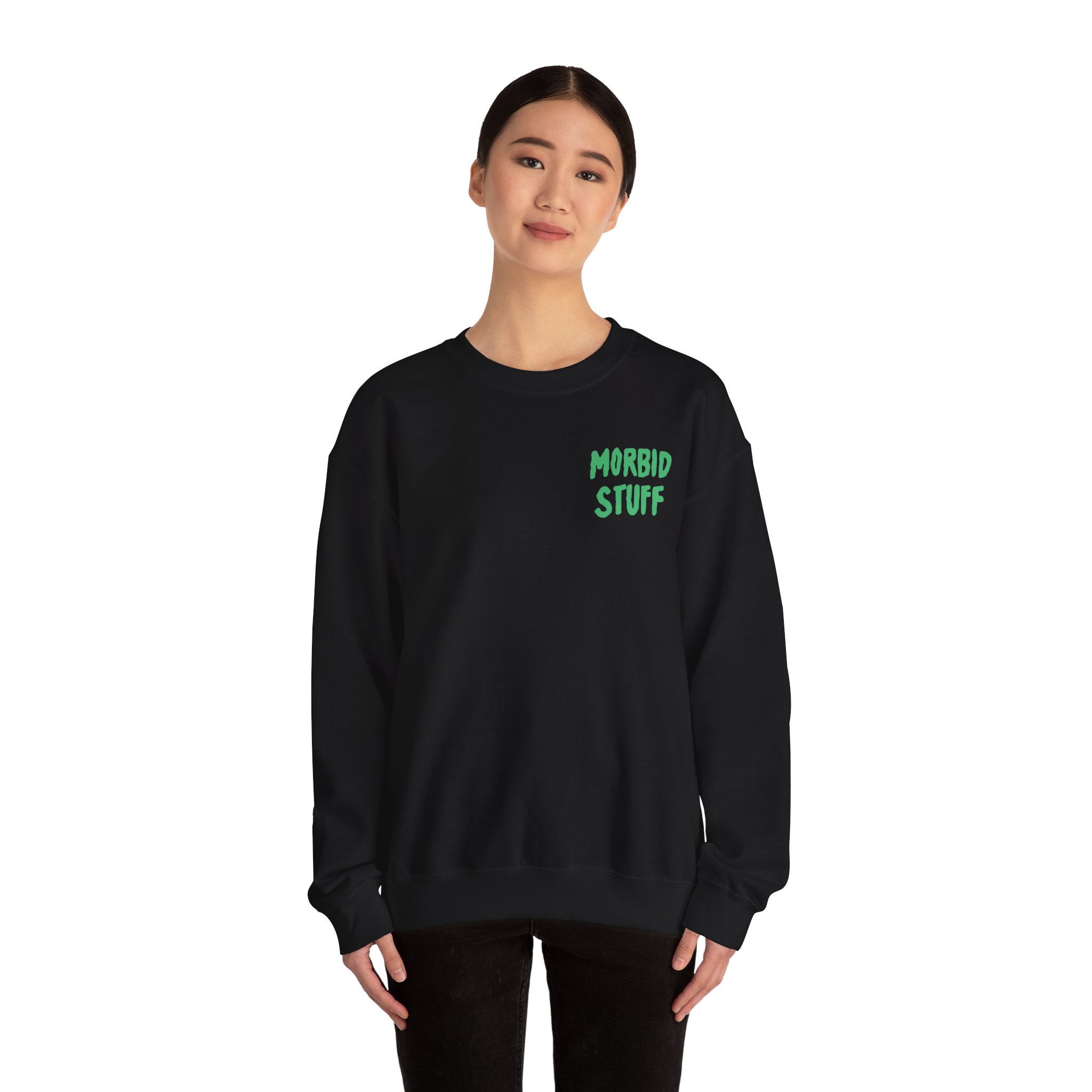 Pup Morbid Stuff Unisex Heavy Blendâ„¢ Crewneck Sweatshirt