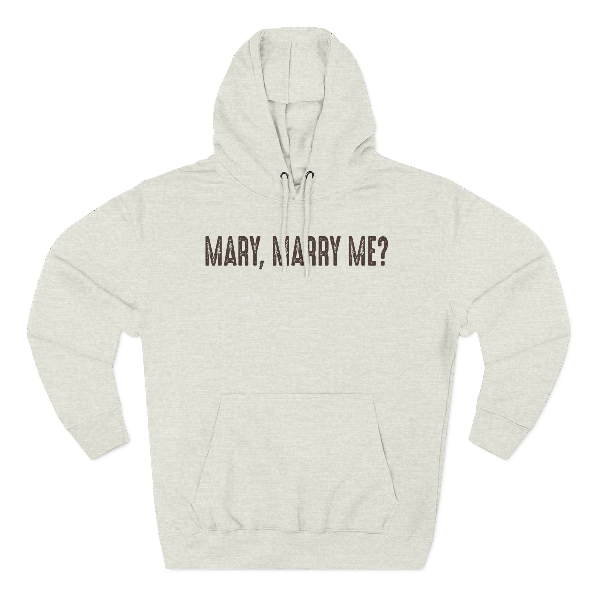 Royel Otis Mary Marry Me Faded Powder Three-Panel Fleece Hoodie