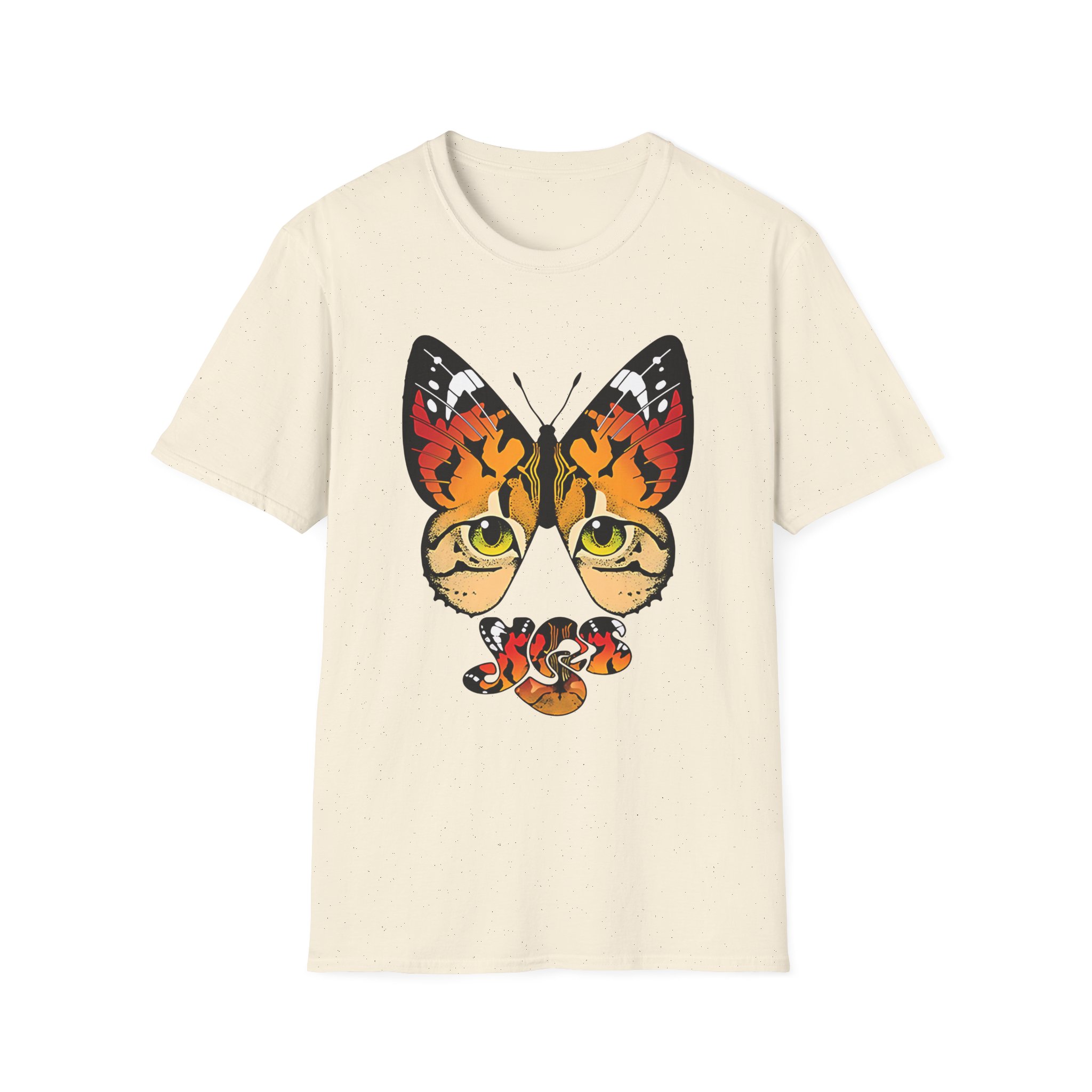 Yes Monarch Eyes Logo Unisex Softstyle T-Shirt