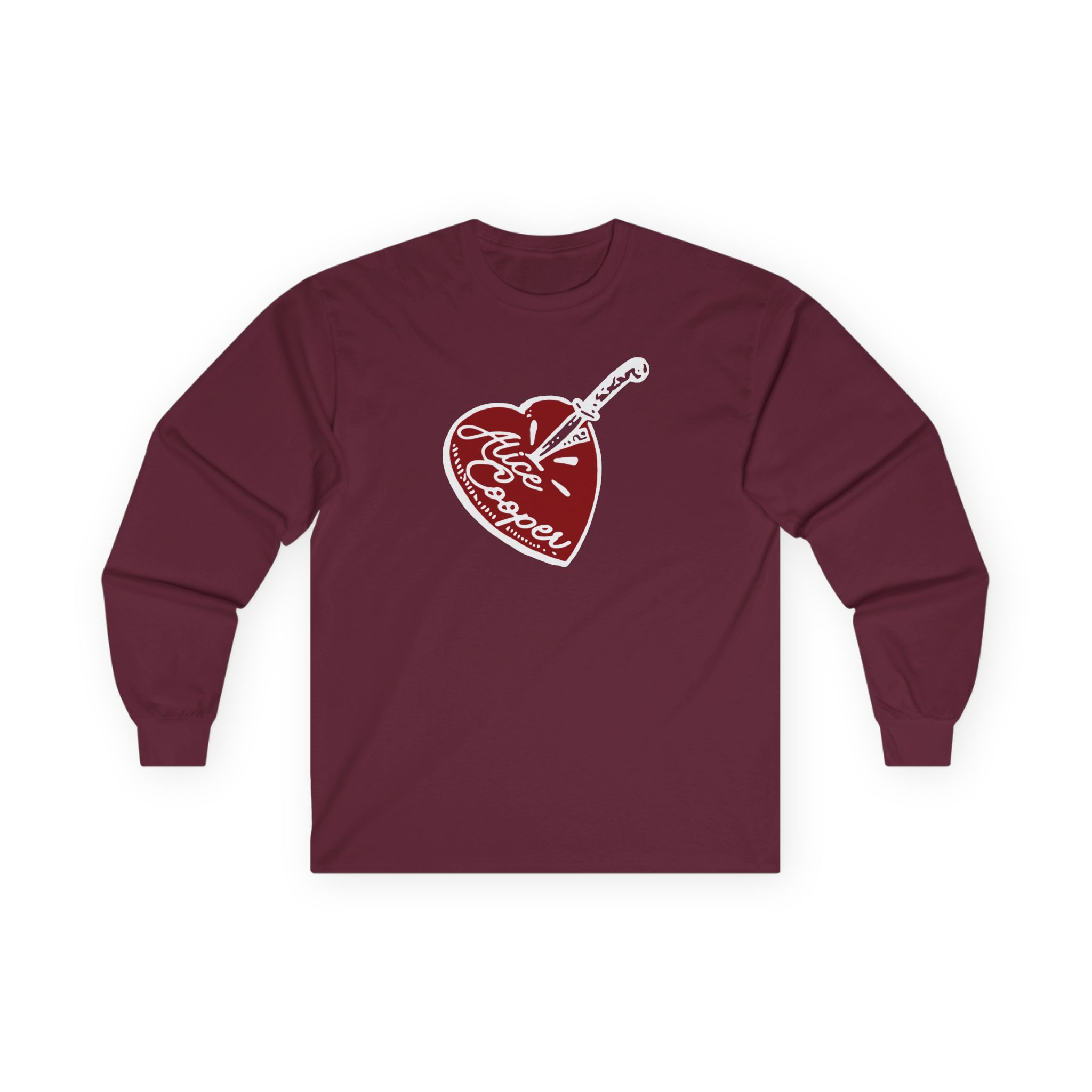 Alice Cooper Stab Heart Unisex Ultra Cotton Long Sleeve Tee