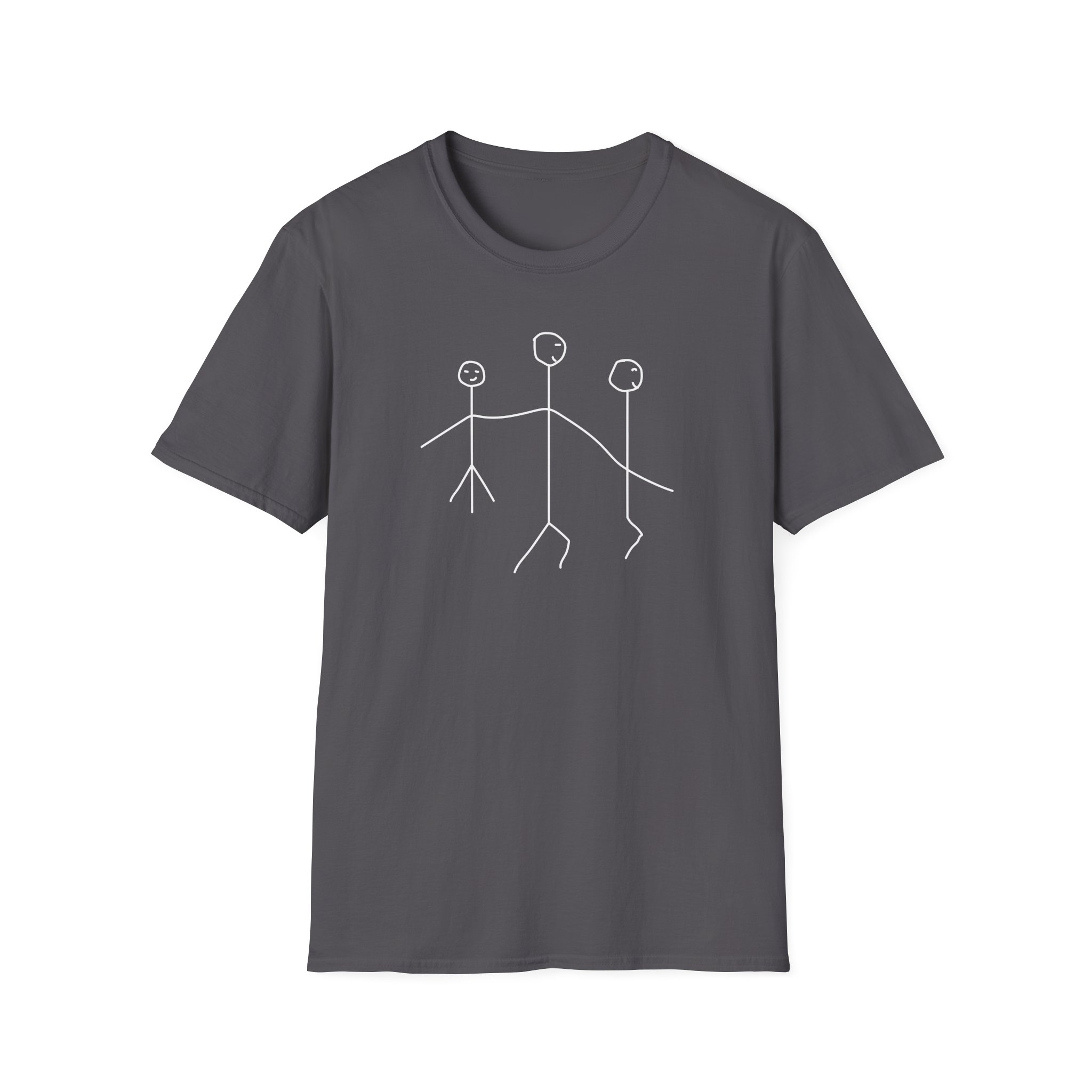 Leith Ross Stick Figures Unisex Softstyle T-Shirt