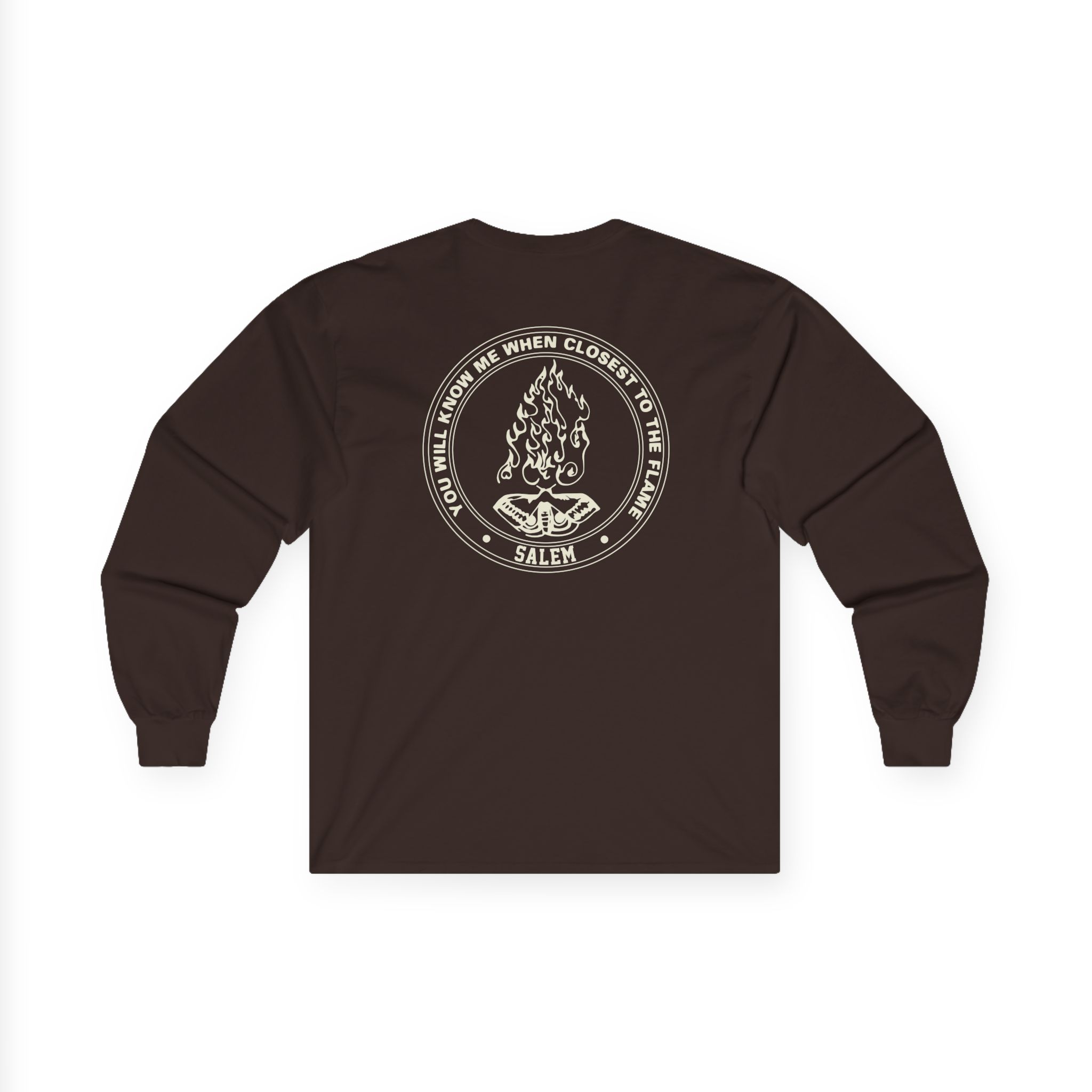 Salem Old English Unisex Ultra Cotton Long Sleeve Tee