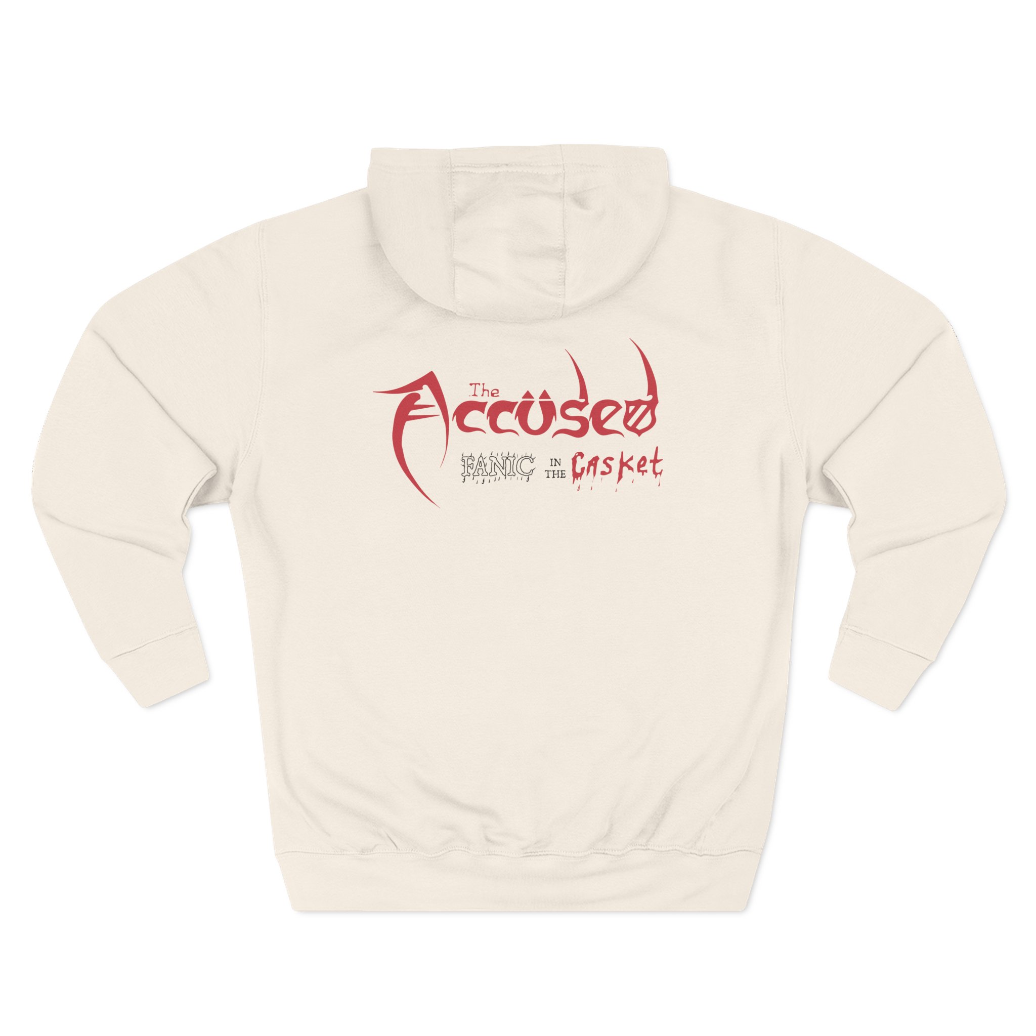 Accused Ad Panic in the Casket Three-Panel Fleece Hoodie