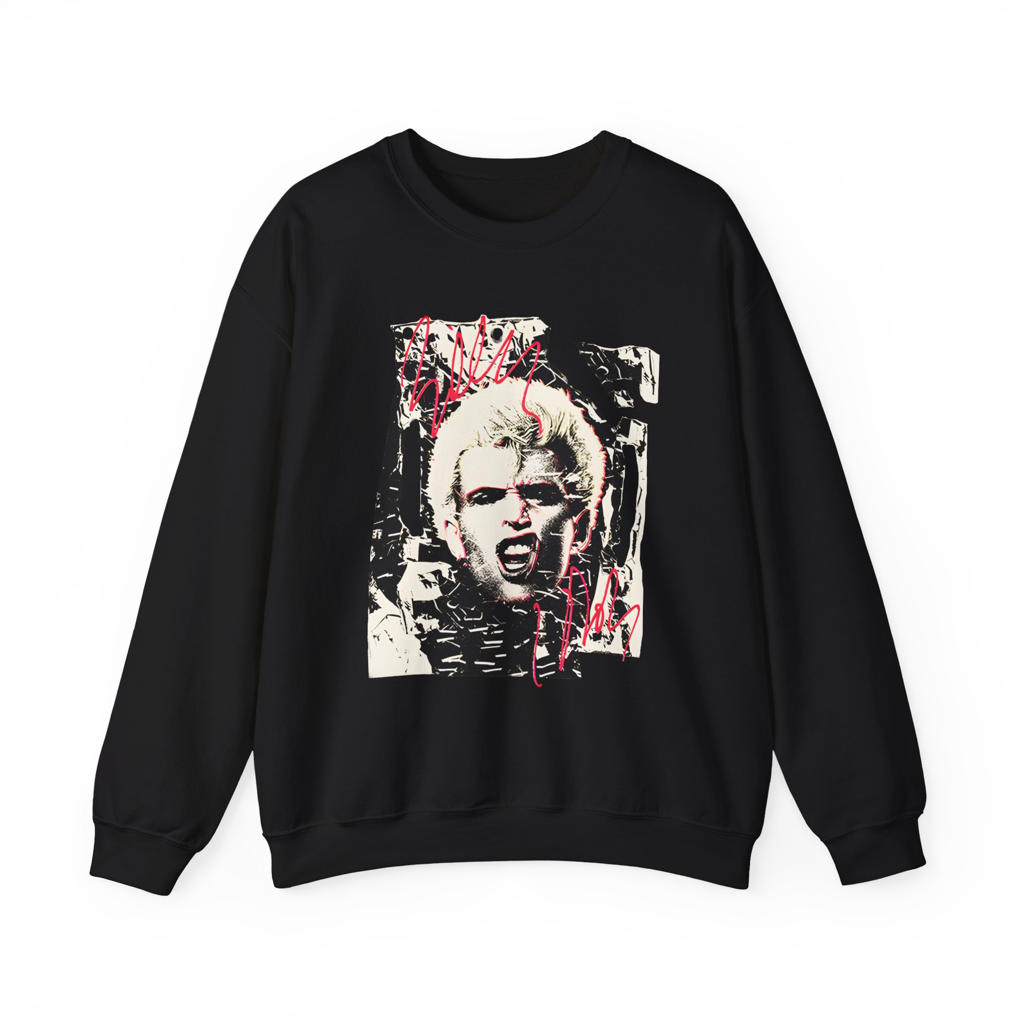 Billy Idol Shattered Photo Unisex Heavy Blendâ„¢ Crewneck Sweatshirt