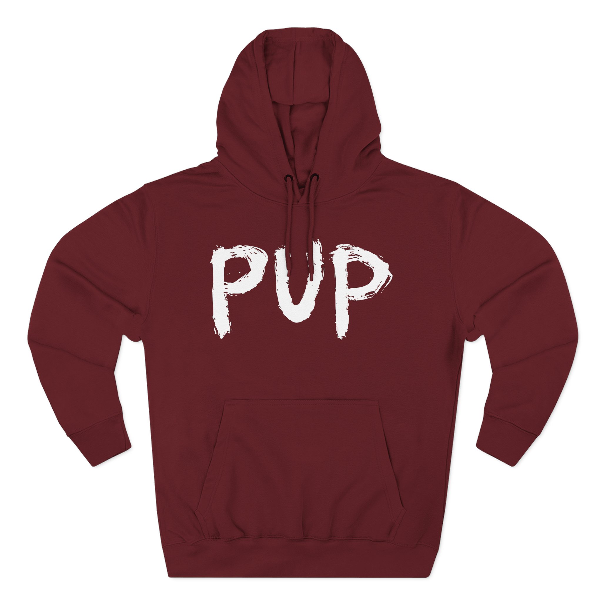 Pup Logo Three-Panel Fleece Hoodie