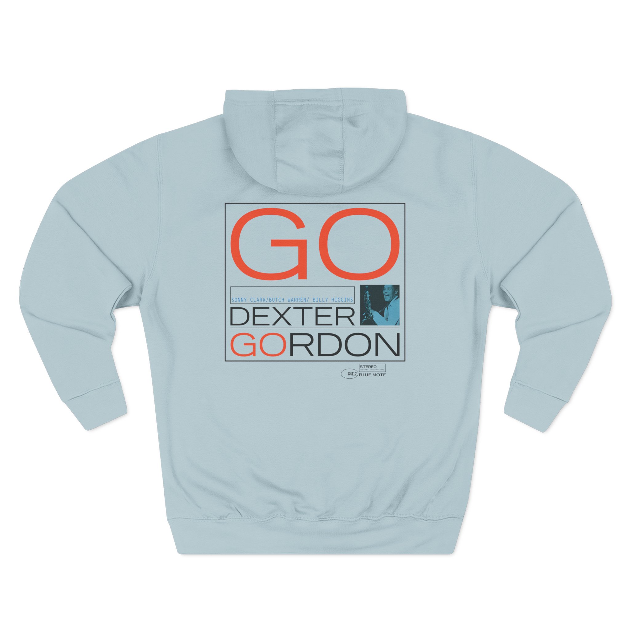 Blue Note Dexter Gordon Go 84112 Three-Panel Fleece Hoodie