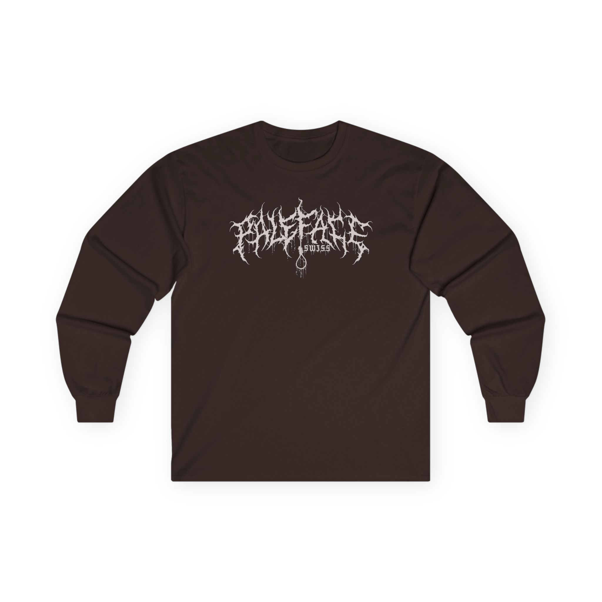 Paleface Washed Out Premium Logo Unisex Ultra Cotton Long Sleeve Tee