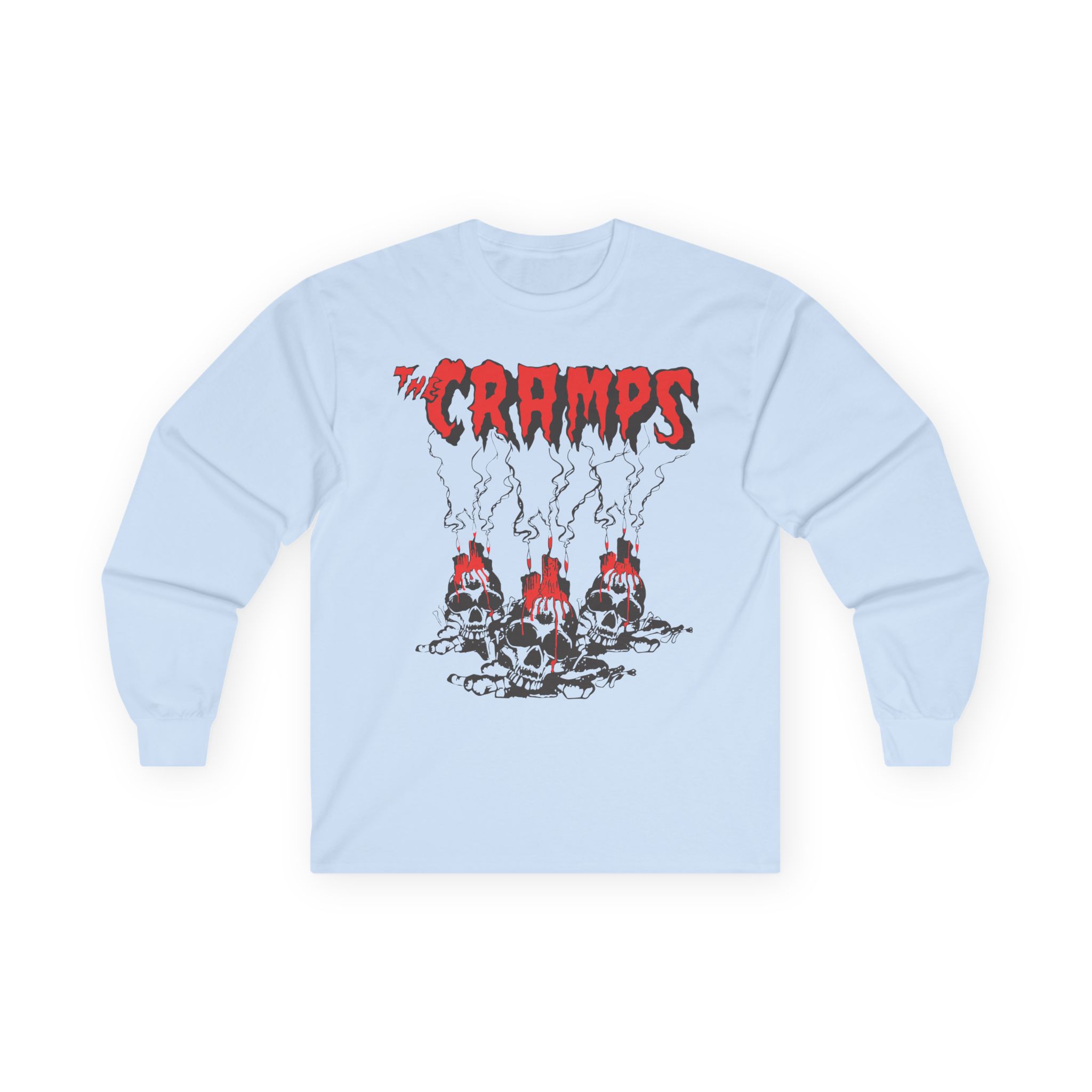 The Cramps Voodoo Skulls Unisex Ultra Cotton Long Sleeve Tee