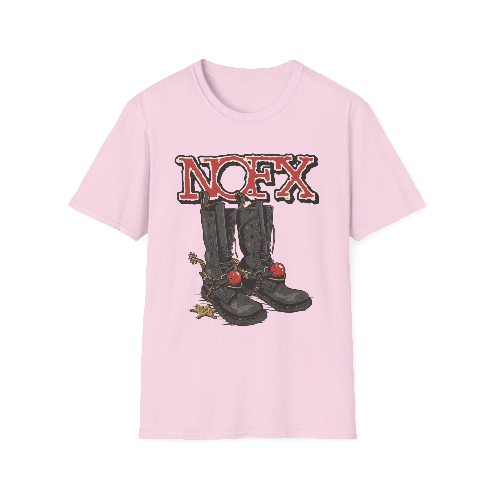 Nofx Boots Unisex Softstyle T-Shirt