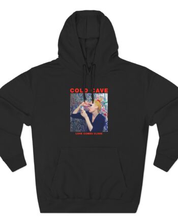 Cold Cave Love Comes Close Three-Panel Fleece Hoodie