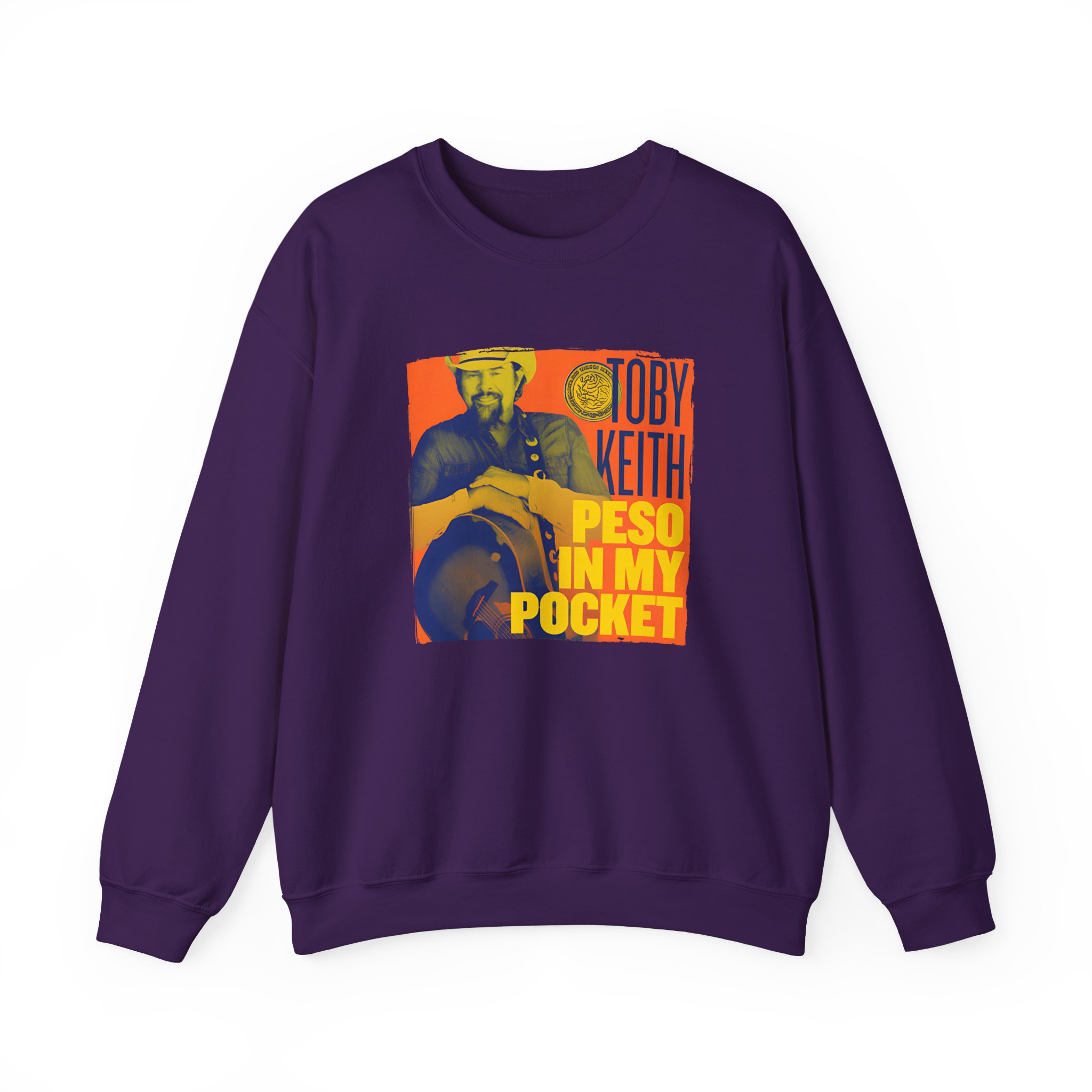 Toby Keith Peso in My Pocket Unisex Heavy Blendâ„¢ Crewneck Sweatshirt