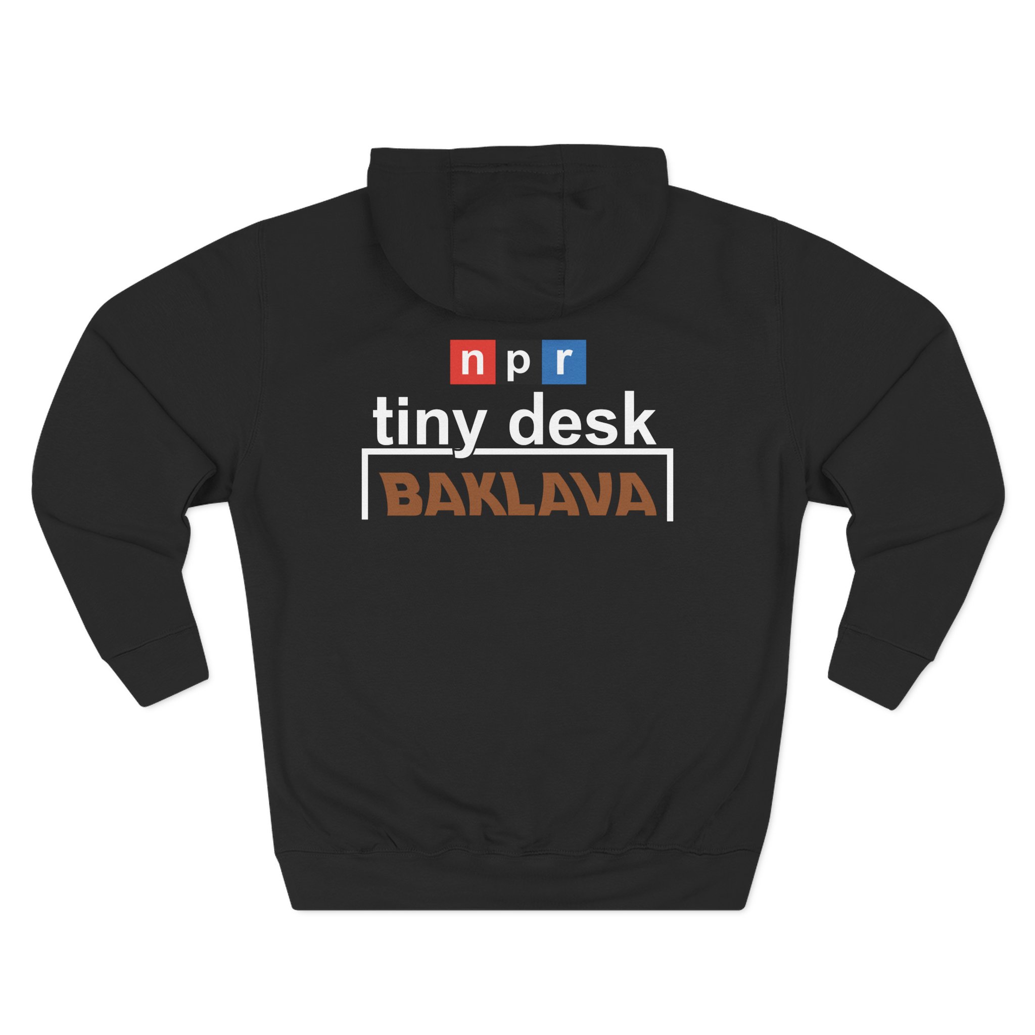 Action Bronson Baklava X Npr Tiny Desk Three-Panel Fleece Hoodie