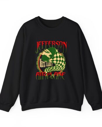 Jefferson Airplane Rabbit Unisex Heavy Blend™ Crewneck Sweatshirt