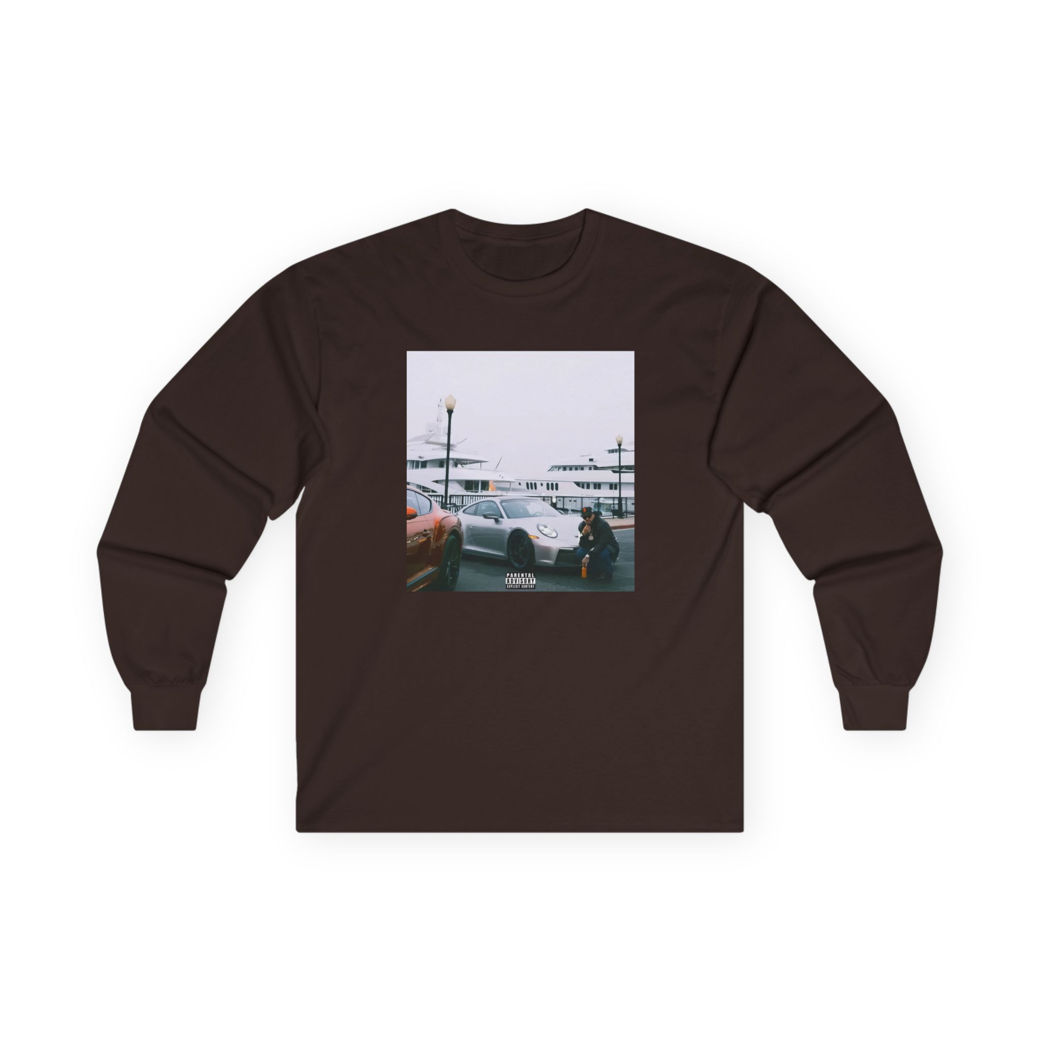 Larry June Spaceships on the Blade Unisex Ultra Cotton Long Sleeve Tee