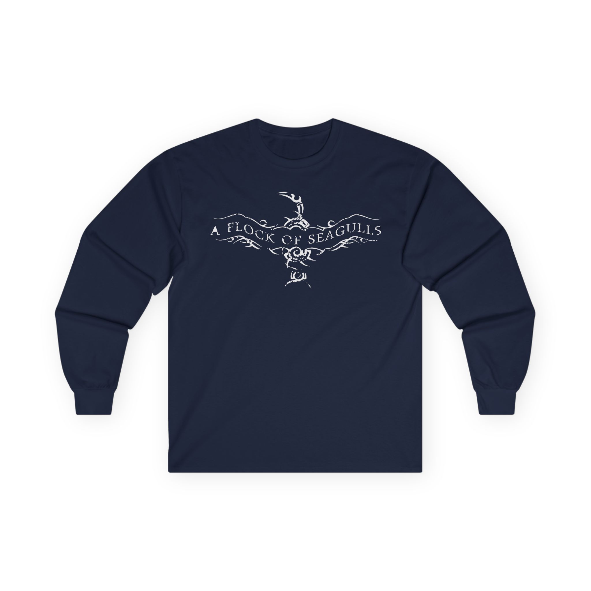 A Flock of Seagulls Logo Unisex Ultra Cotton Long Sleeve Tee