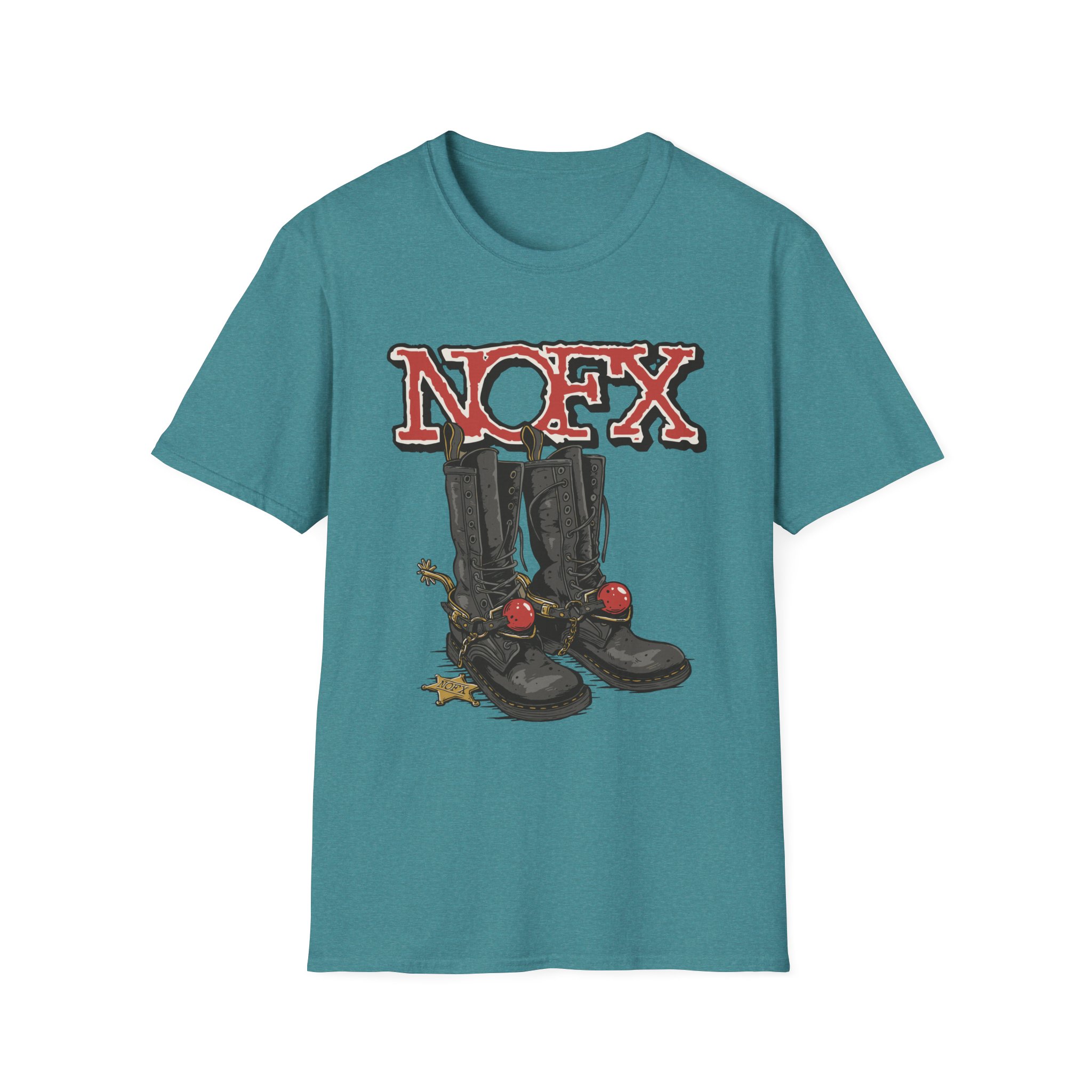 Nofx Boots Unisex Softstyle T-Shirt