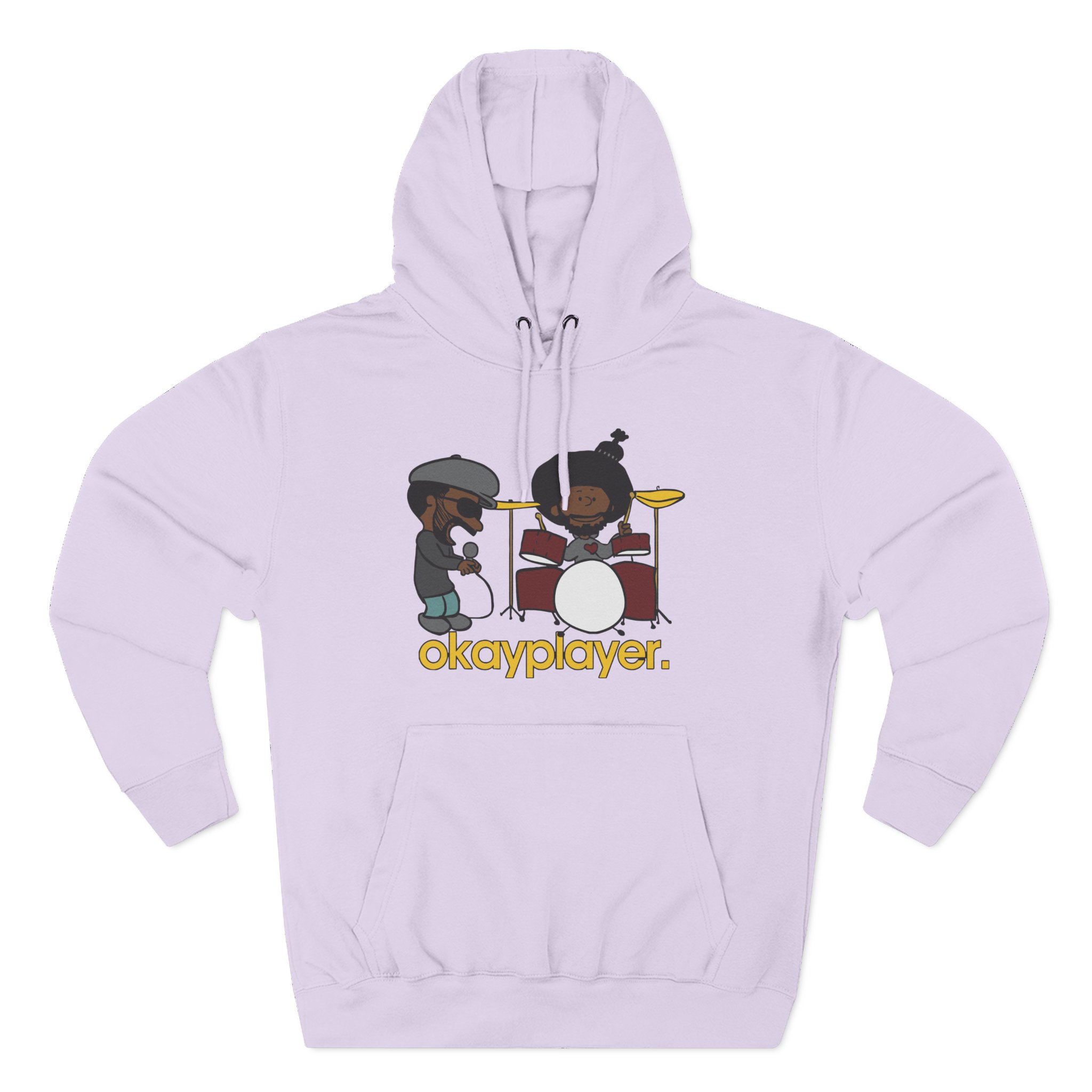 The Roots Black Thought & Questlove Okayplayer Three-Panel Fleece Hoodie