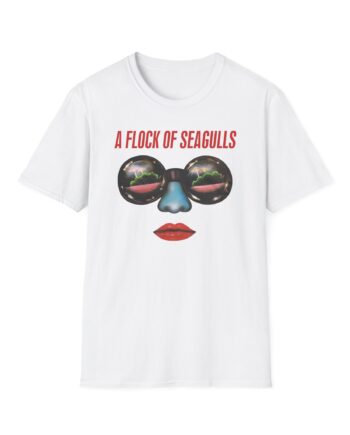 A Flock of Seagulls Us 1982 Tour Unisex Softstyle T-Shirt