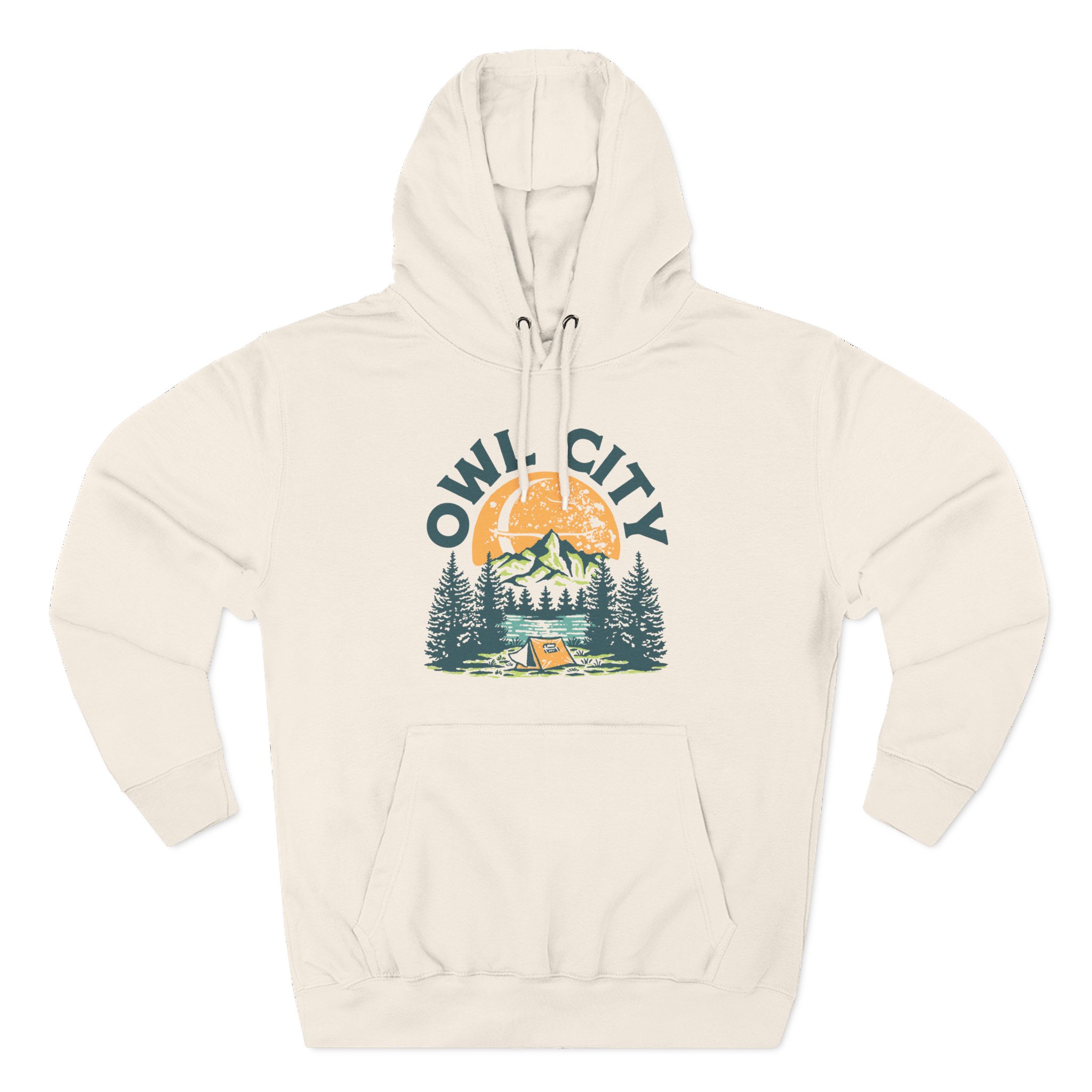 Owl City Camp Owl City Ringer Three-Panel Fleece Hoodie
