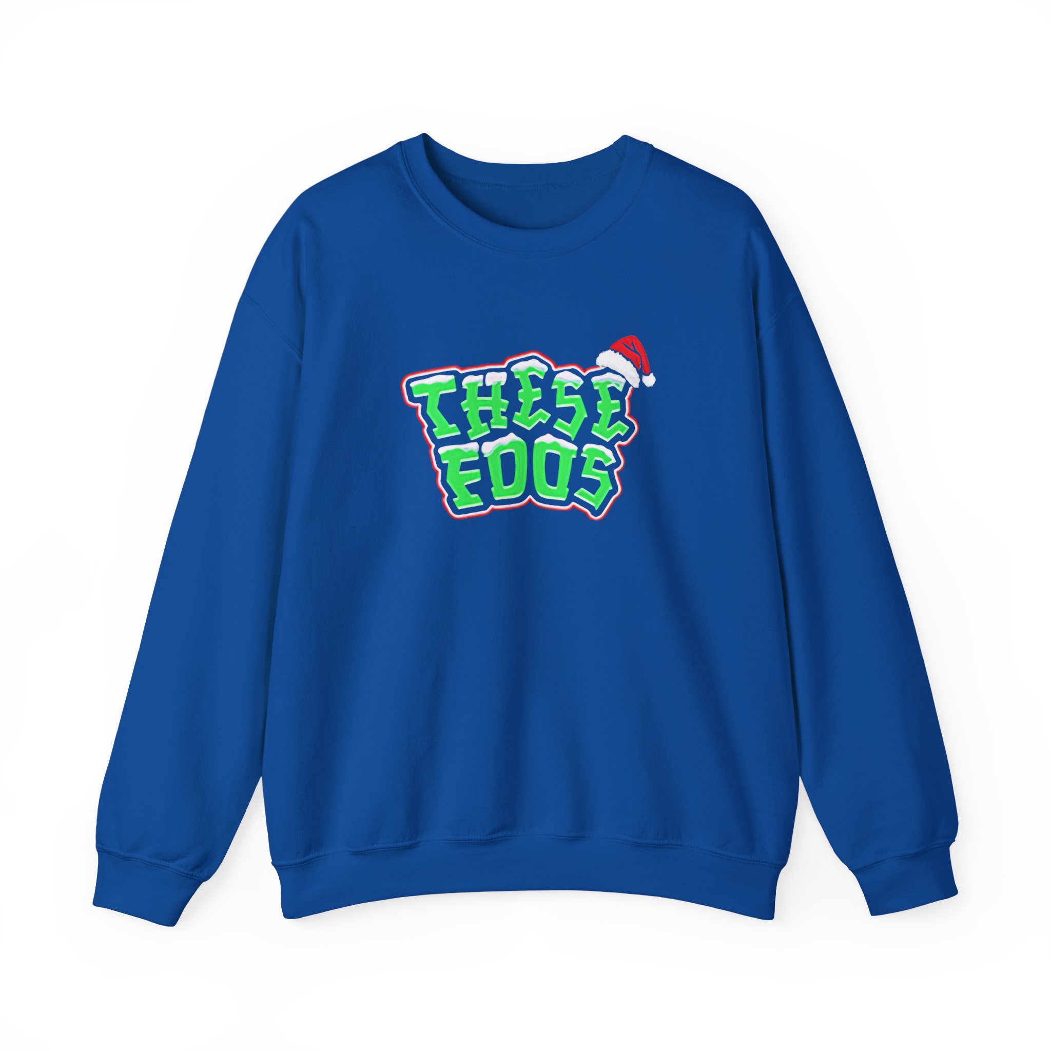 These Foos Lil Foo Santa Christmas Unisex Heavy Blendâ„¢ Crewneck Sweatshirt