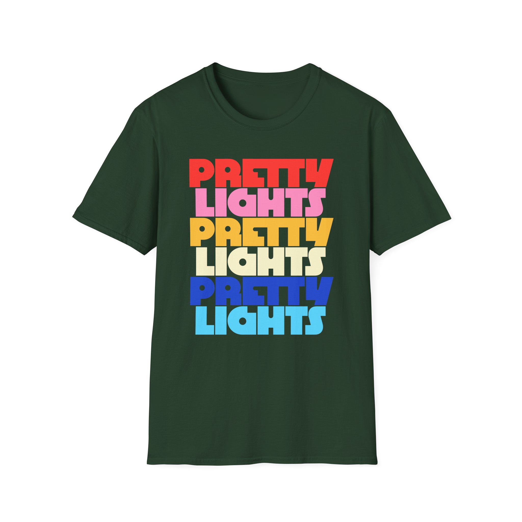 Pretty Lights Rainbow Unisex Softstyle T-Shirt