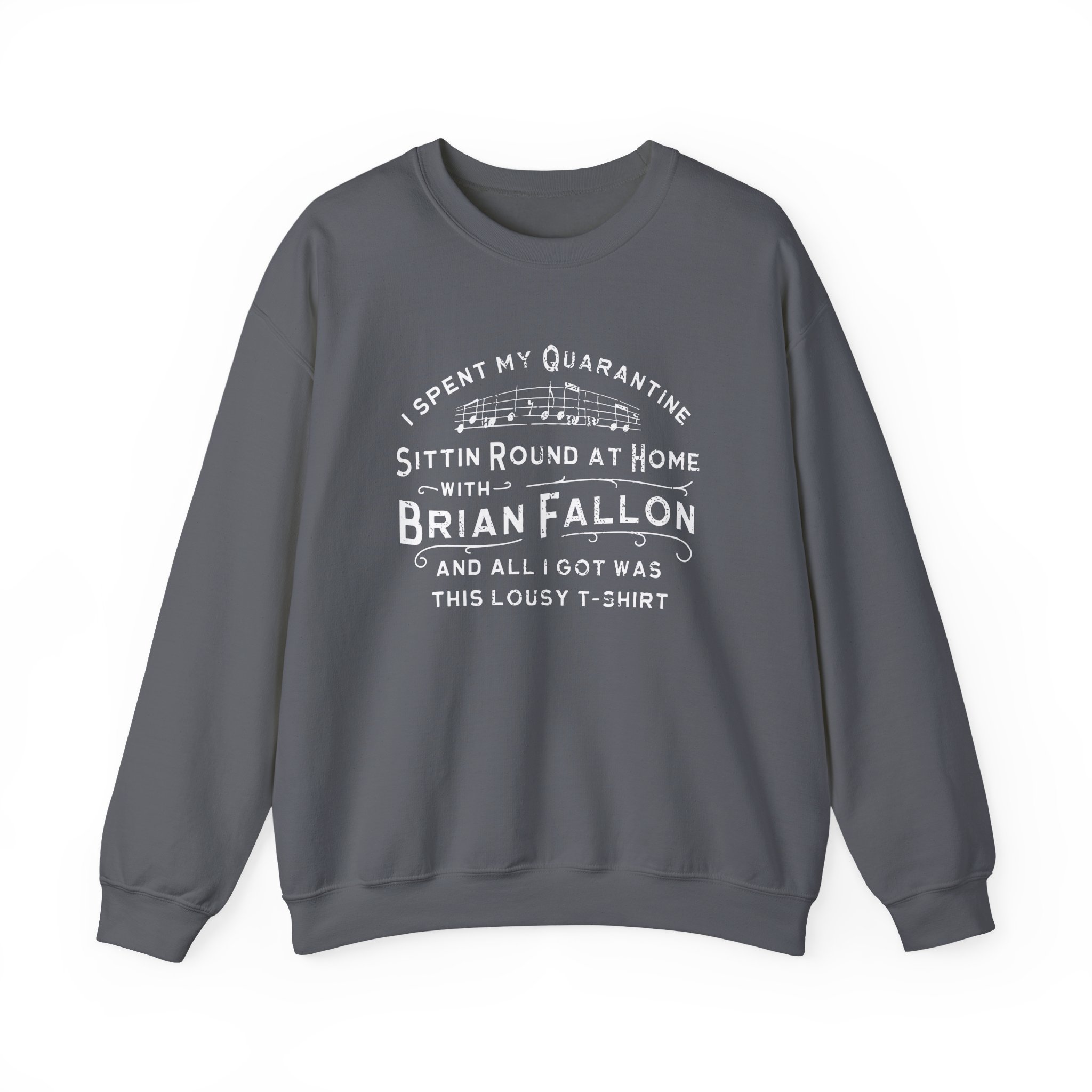 Brian Fallon Sittin Round Unisex Heavy Blendâ„¢ Crewneck Sweatshirt