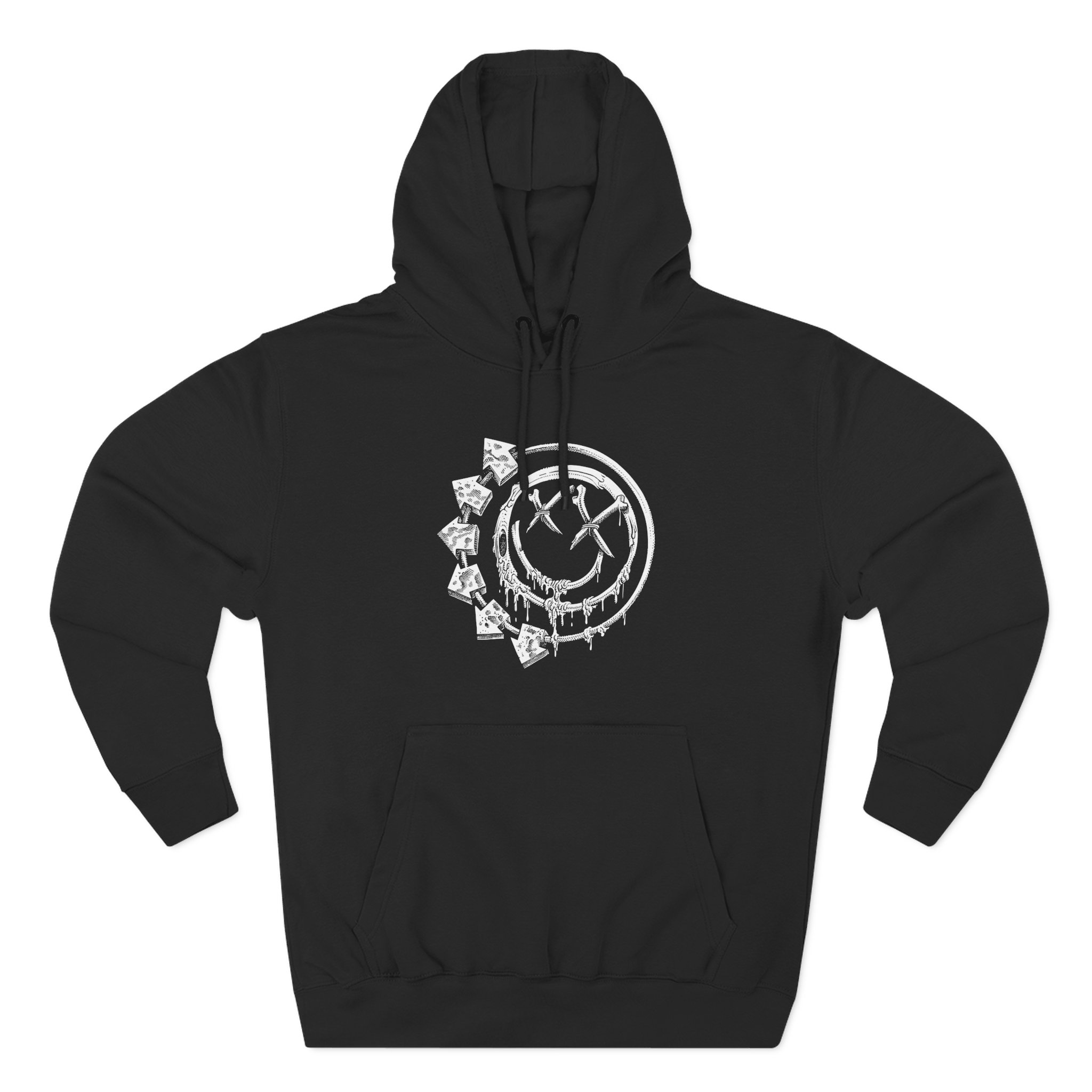 Blink 182 - Bones Three-Panel Fleece Hoodie