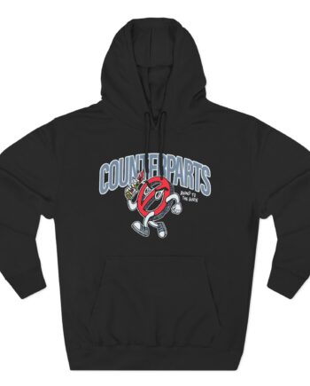 Counterparts Three-Panel Fleece Hoodie
