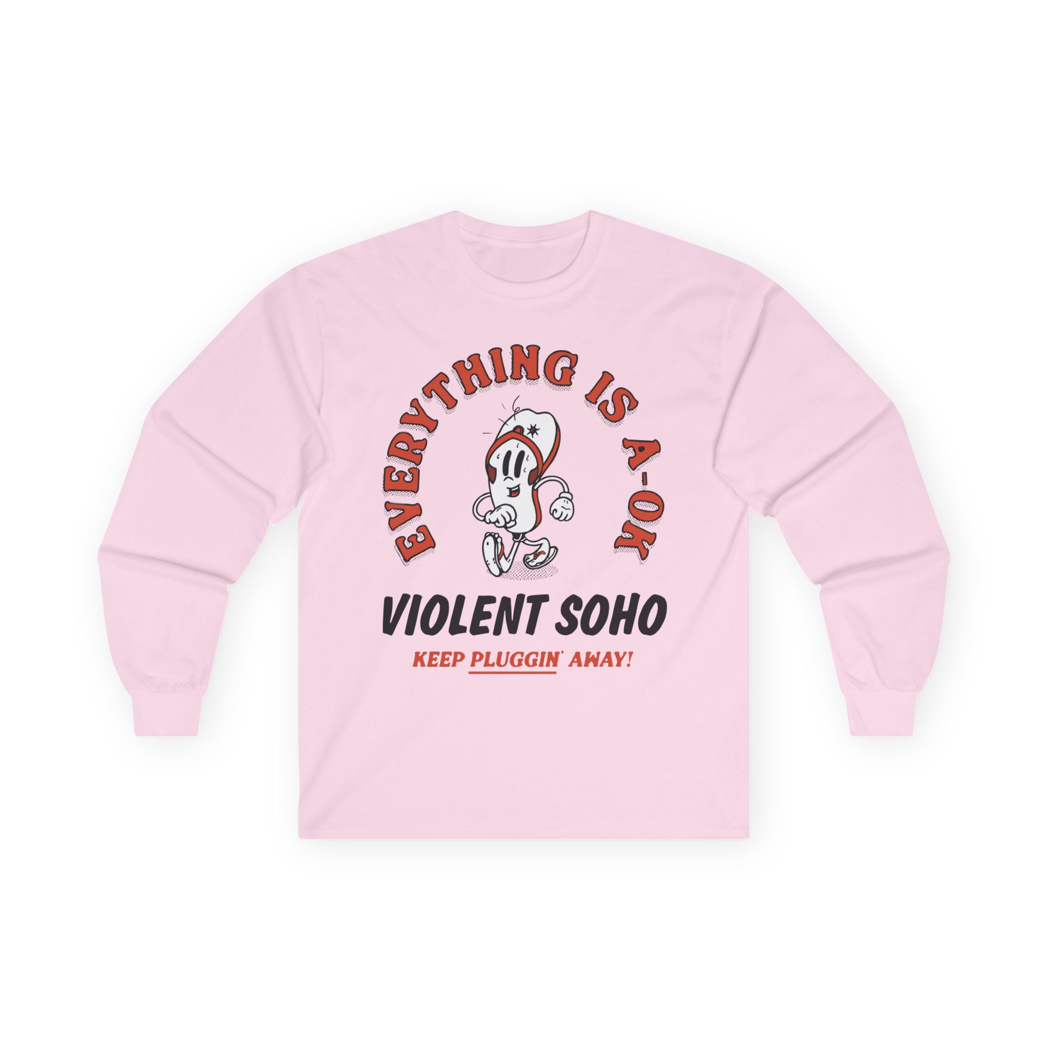 Violent Soho Keep on Pluggin Unisex Ultra Cotton Long Sleeve Tee