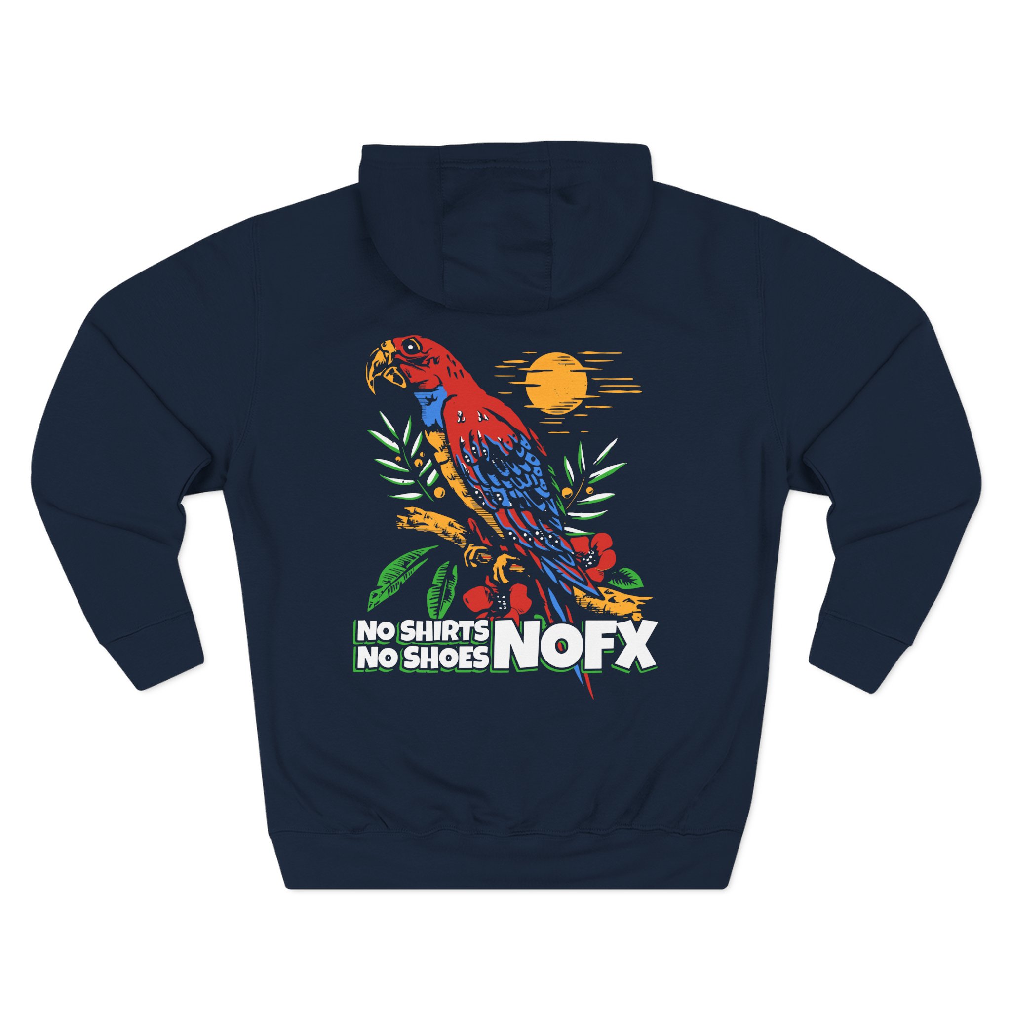Nofx No Shirt, No Shoes Three-Panel Fleece Hoodie