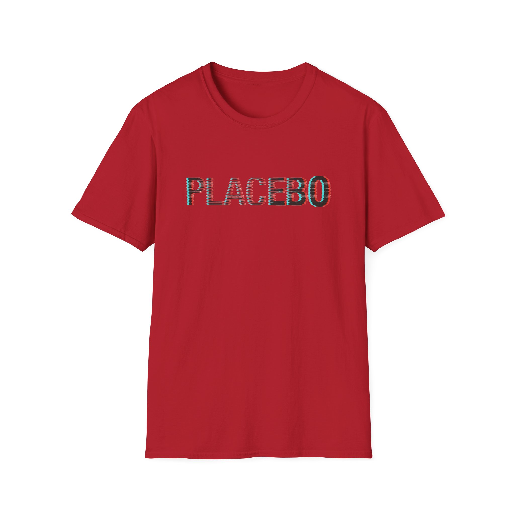Placebo Glitch Logo Unisex Softstyle T-Shirt