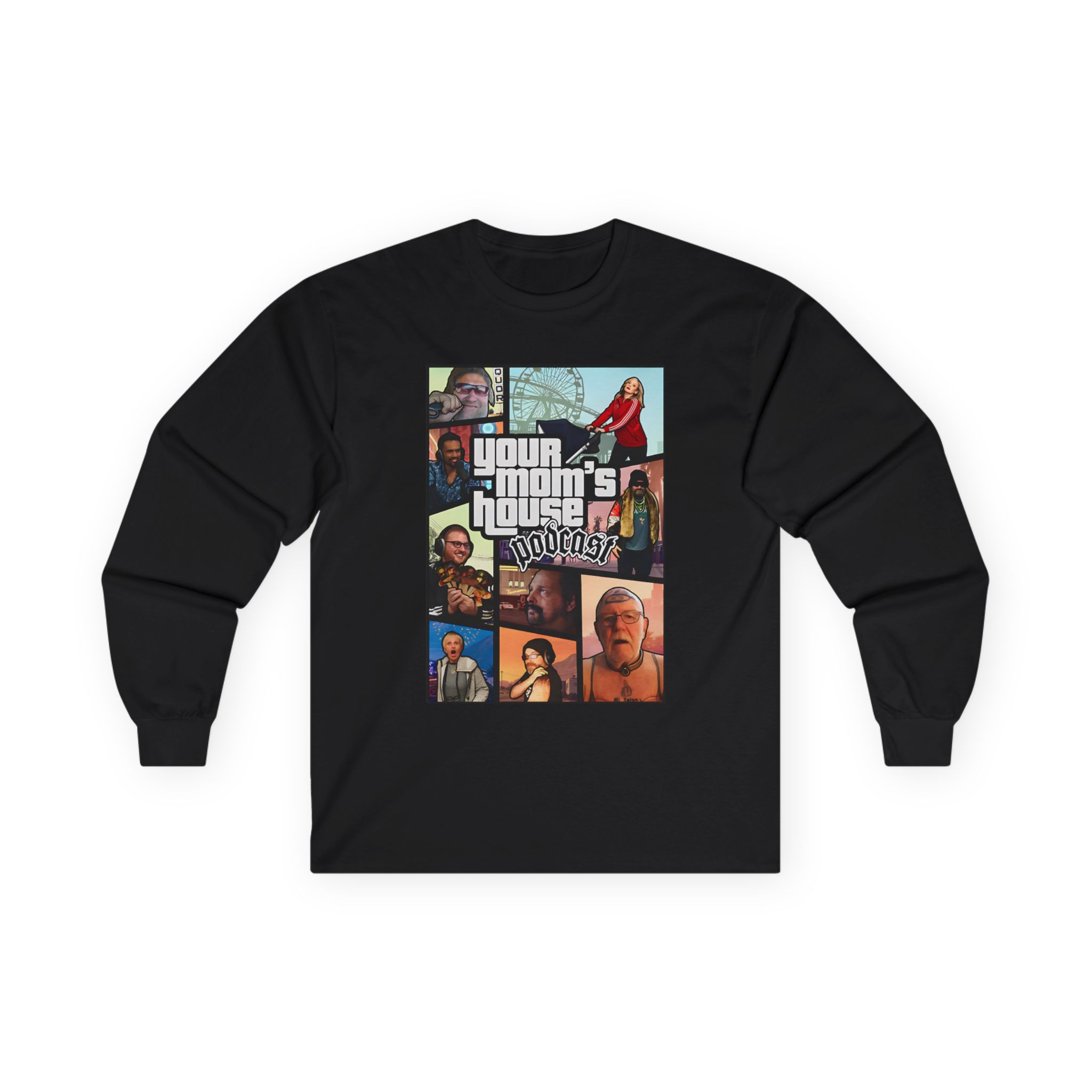 Ymh GTA Unisex Ultra Cotton Long Sleeve Tee