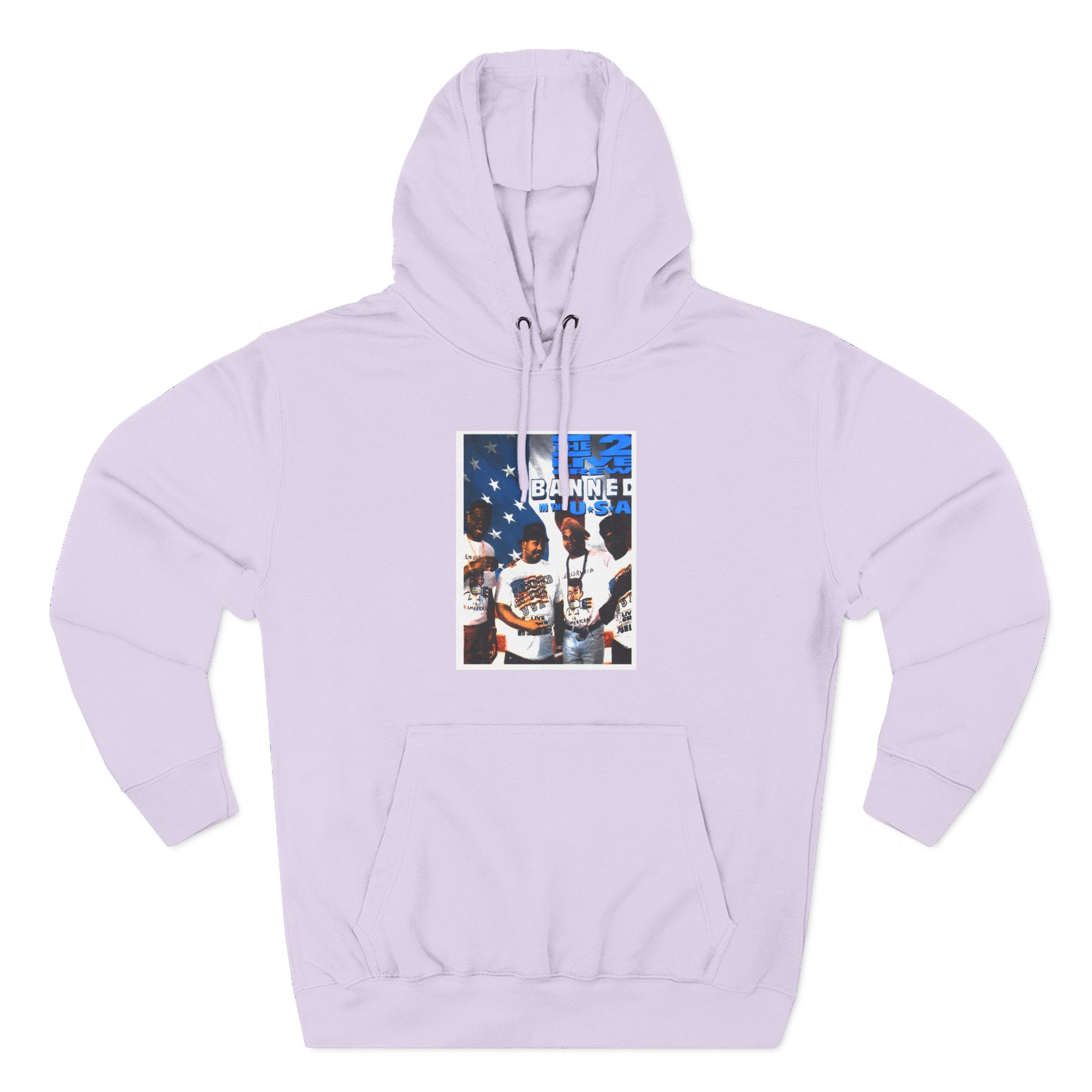 2 Live Crew Banned in the U.s.a. Three-Panel Fleece Hoodie