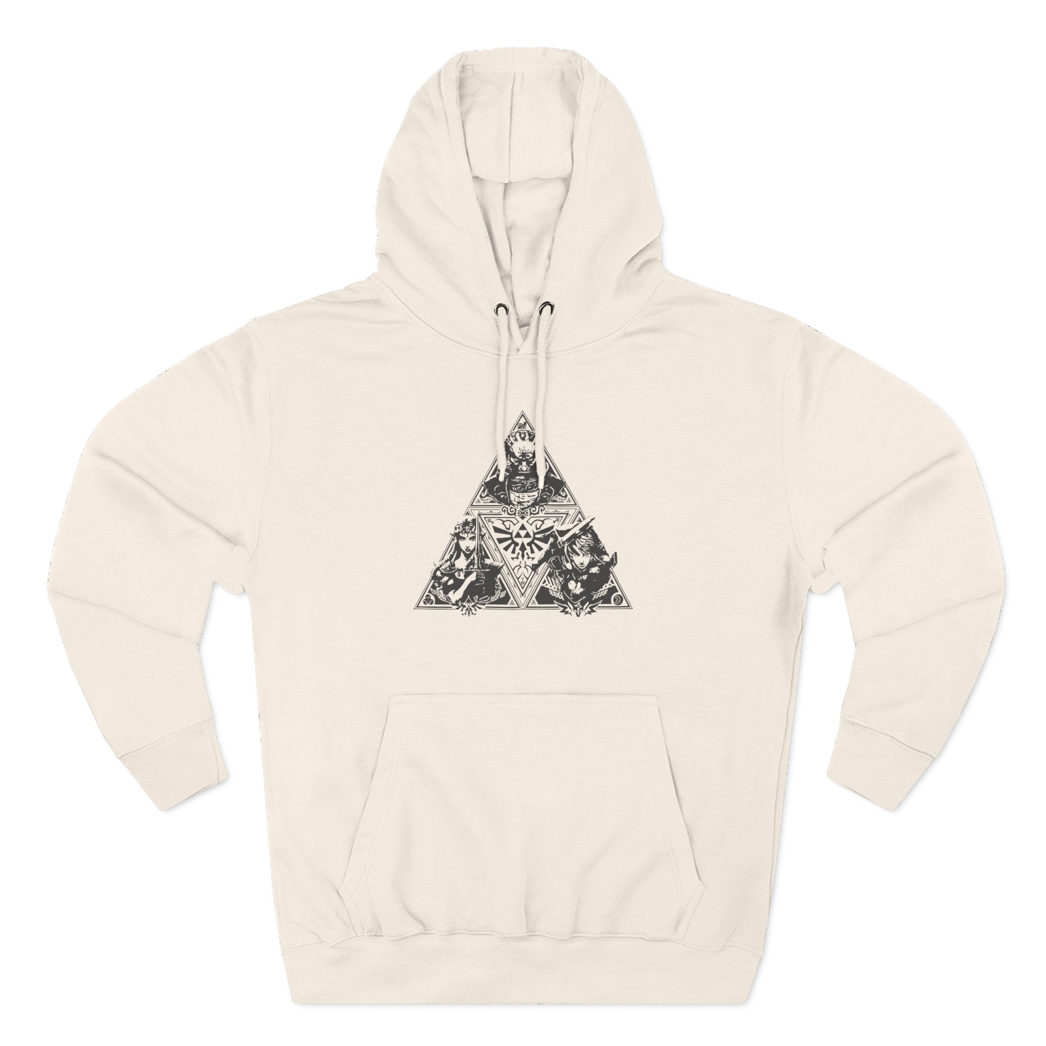 TL Three-Panel Fleece Hoodie