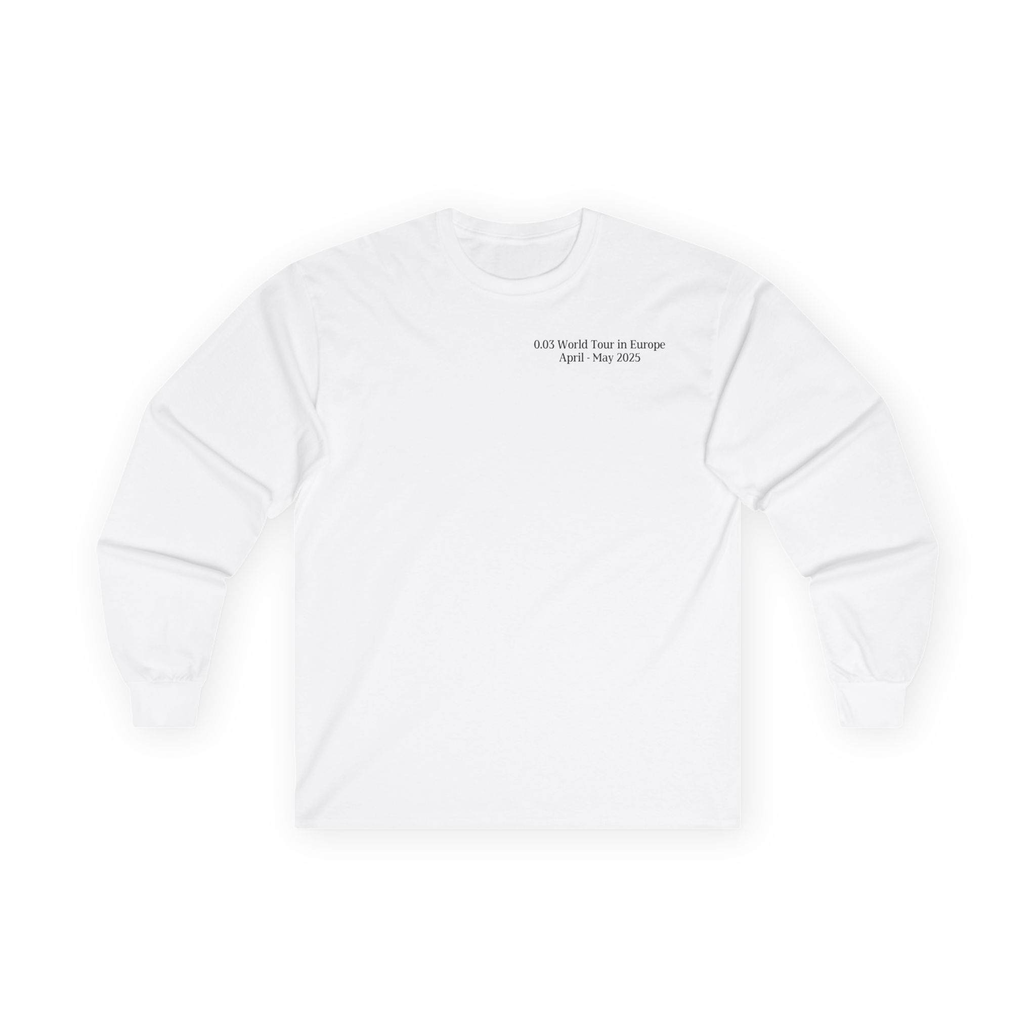 Wave to Earth "0.03 World Tour in Europe Unisex Ultra Cotton Long Sleeve Tee