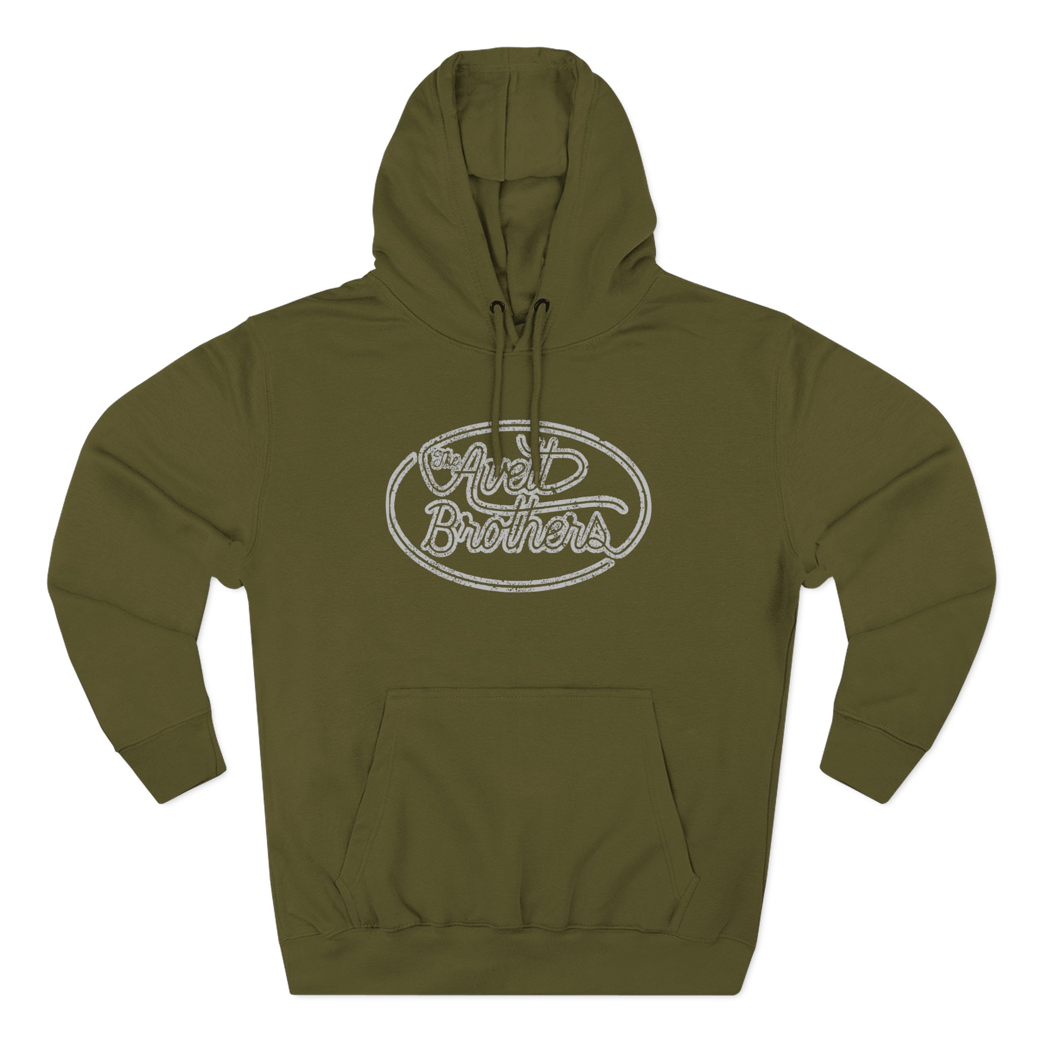 Avett Brothers Oval Logo Three-Panel Fleece Hoodie