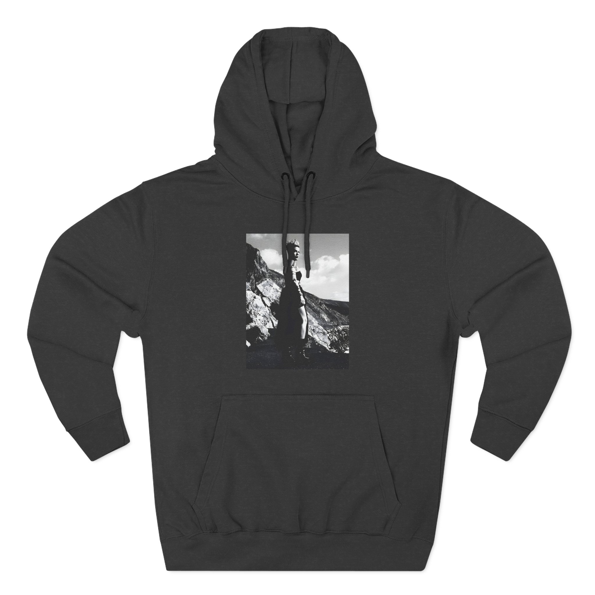 P!nk Trustfall Charcoal Three-Panel Fleece Hoodie