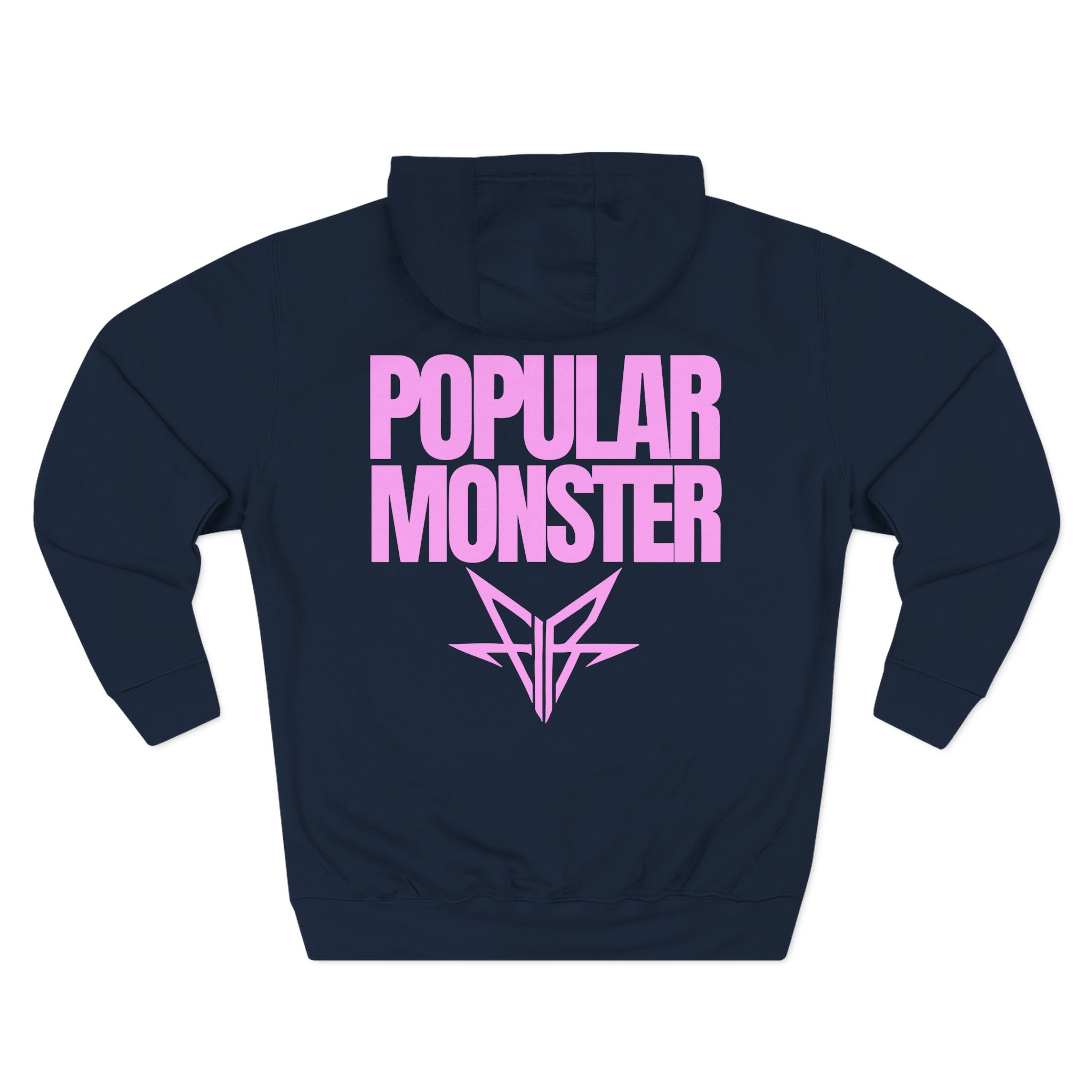 Falling in Reverse Popular Monster Text Three-Panel Fleece Hoodie