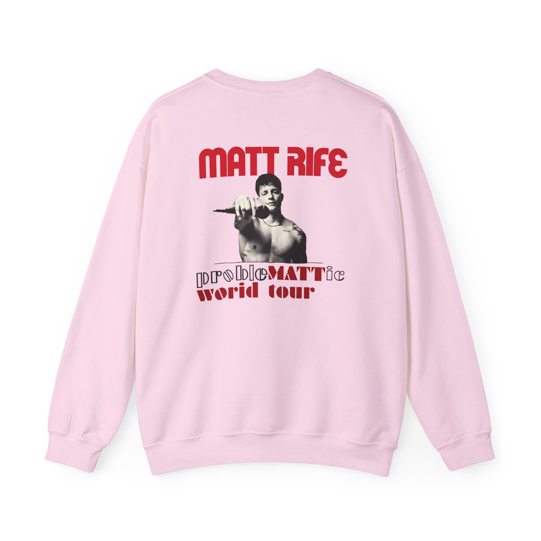 Matt Rife Problemattic Tour Pic Unisex Heavy Blendâ„¢ Crewneck Sweatshirt