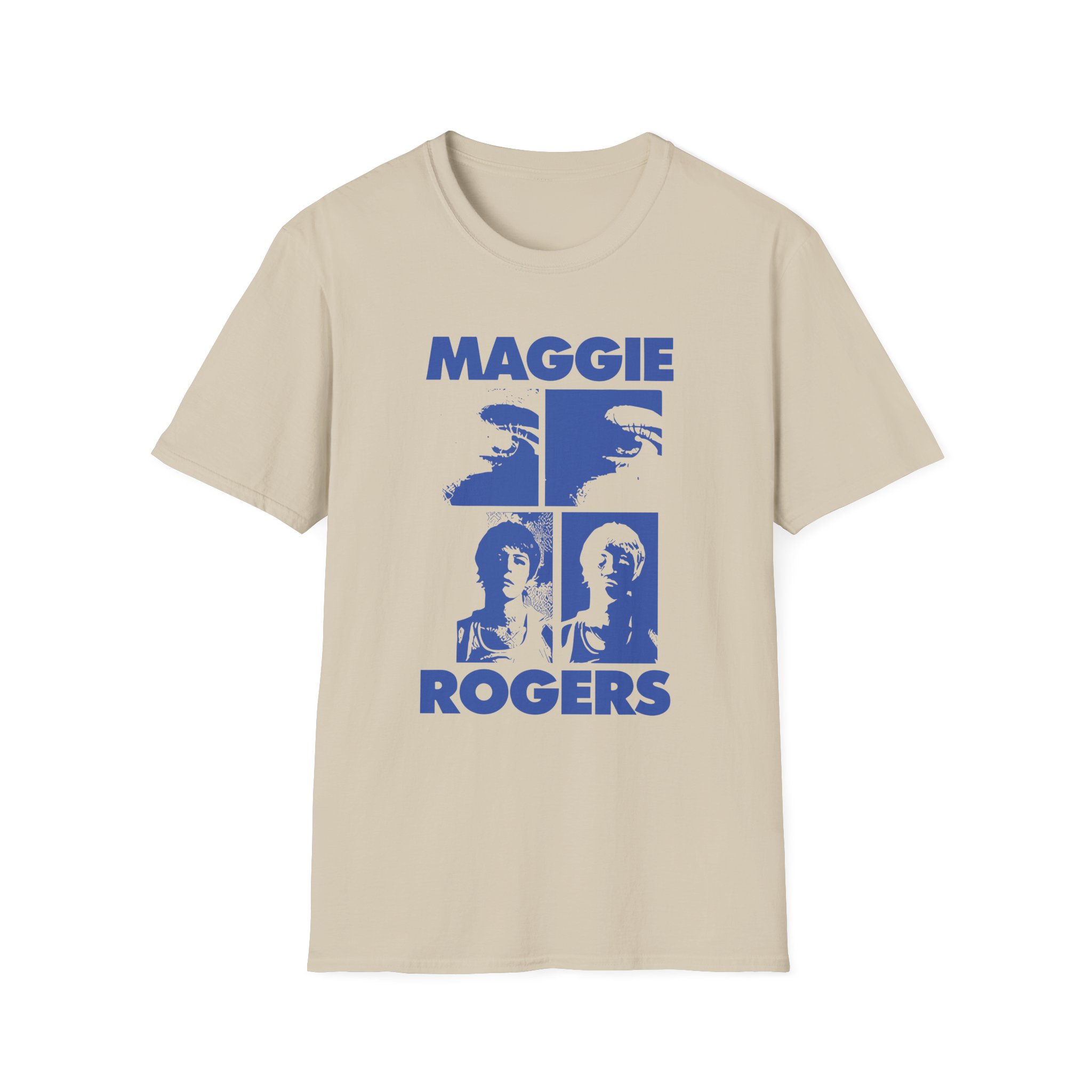 Maggie Rogers Mustard Grid Unisex Softstyle T-Shirt