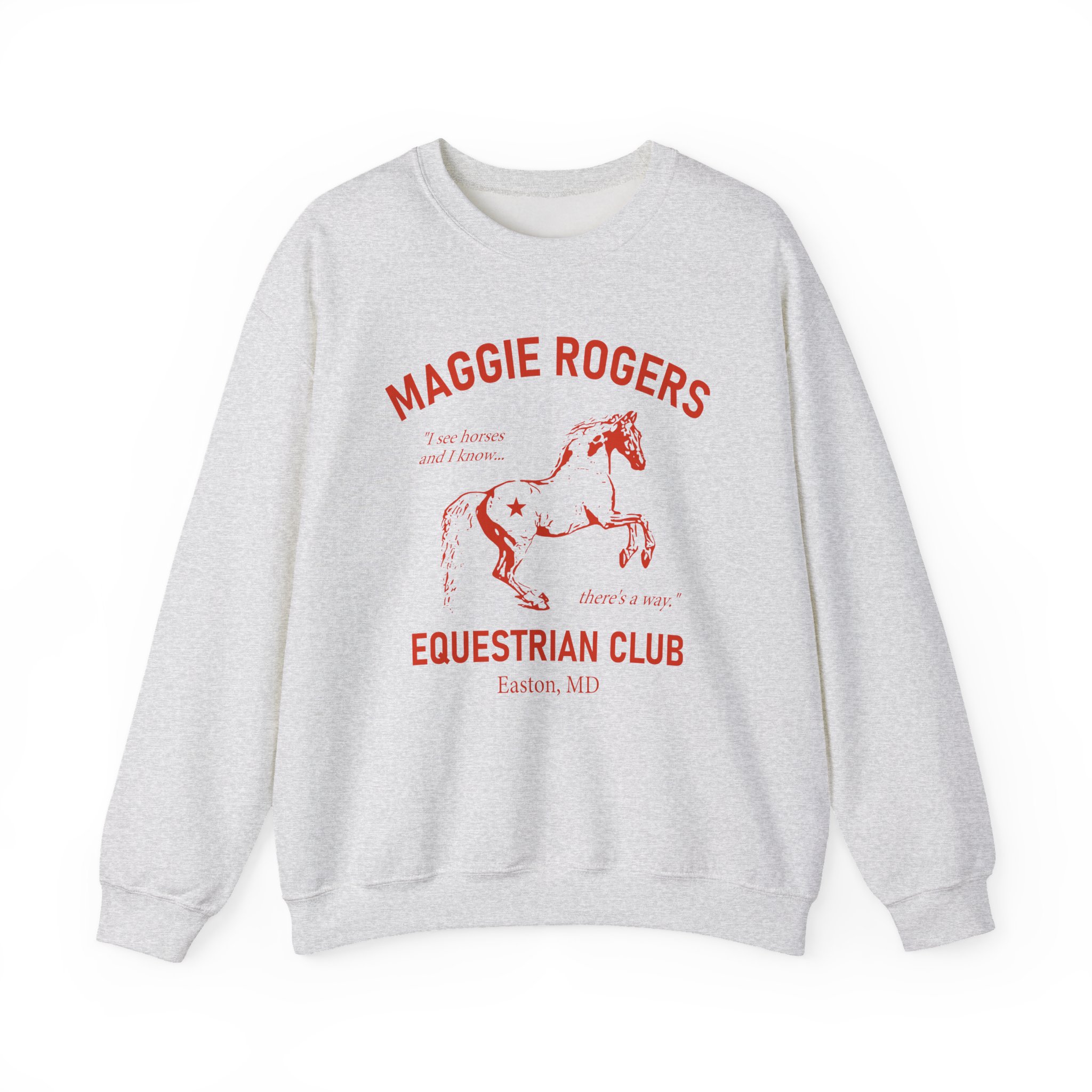 Maggie Rogers Equestrian Club Unisex Heavy Blendâ„¢ Crewneck Sweatshirt