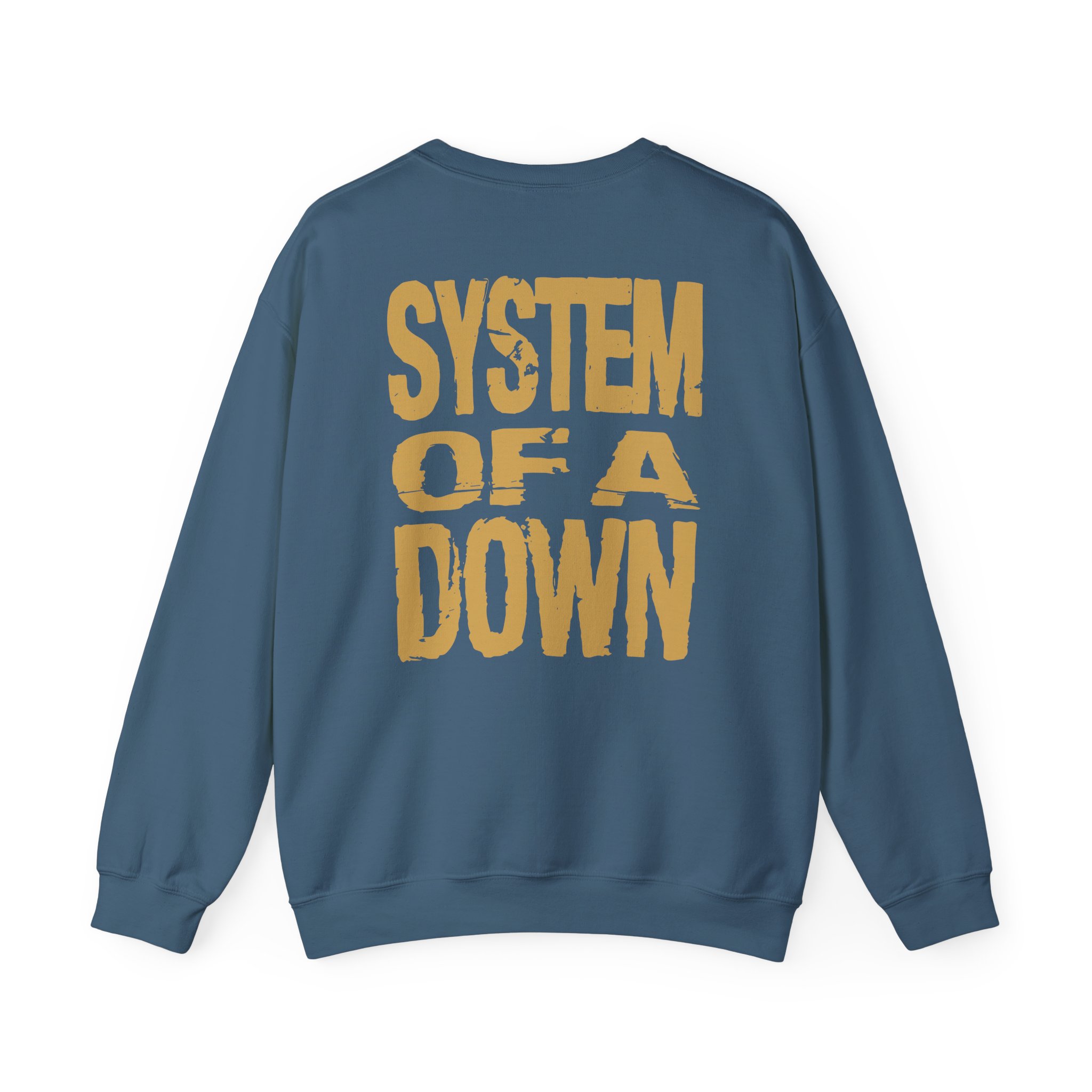 System of a Down Gold Hand Unisex Heavy Blendâ„¢ Crewneck Sweatshirt